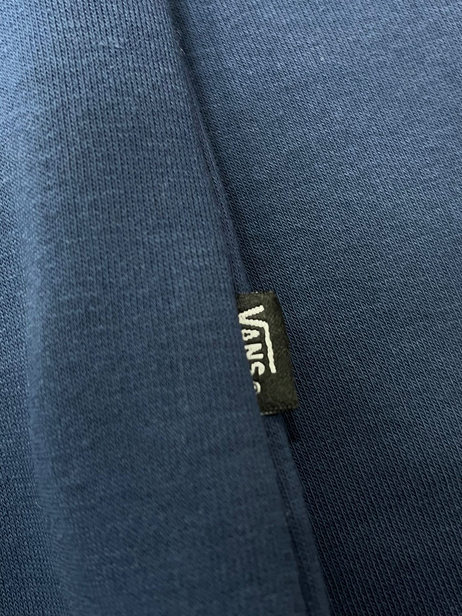 Yeni Sezon Yarım Fermuarlı Nakış Logo İndigo Sweatshirt