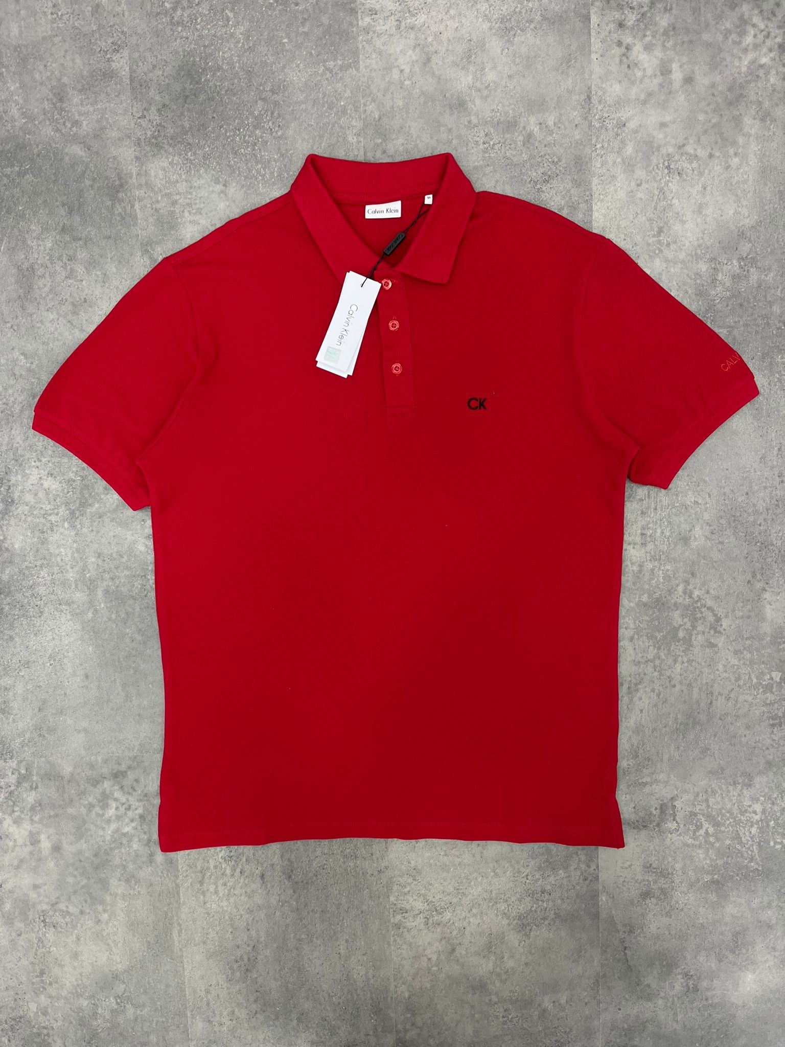 Yeni Sezon Basic Ceast Mini Logo Red T-shirt