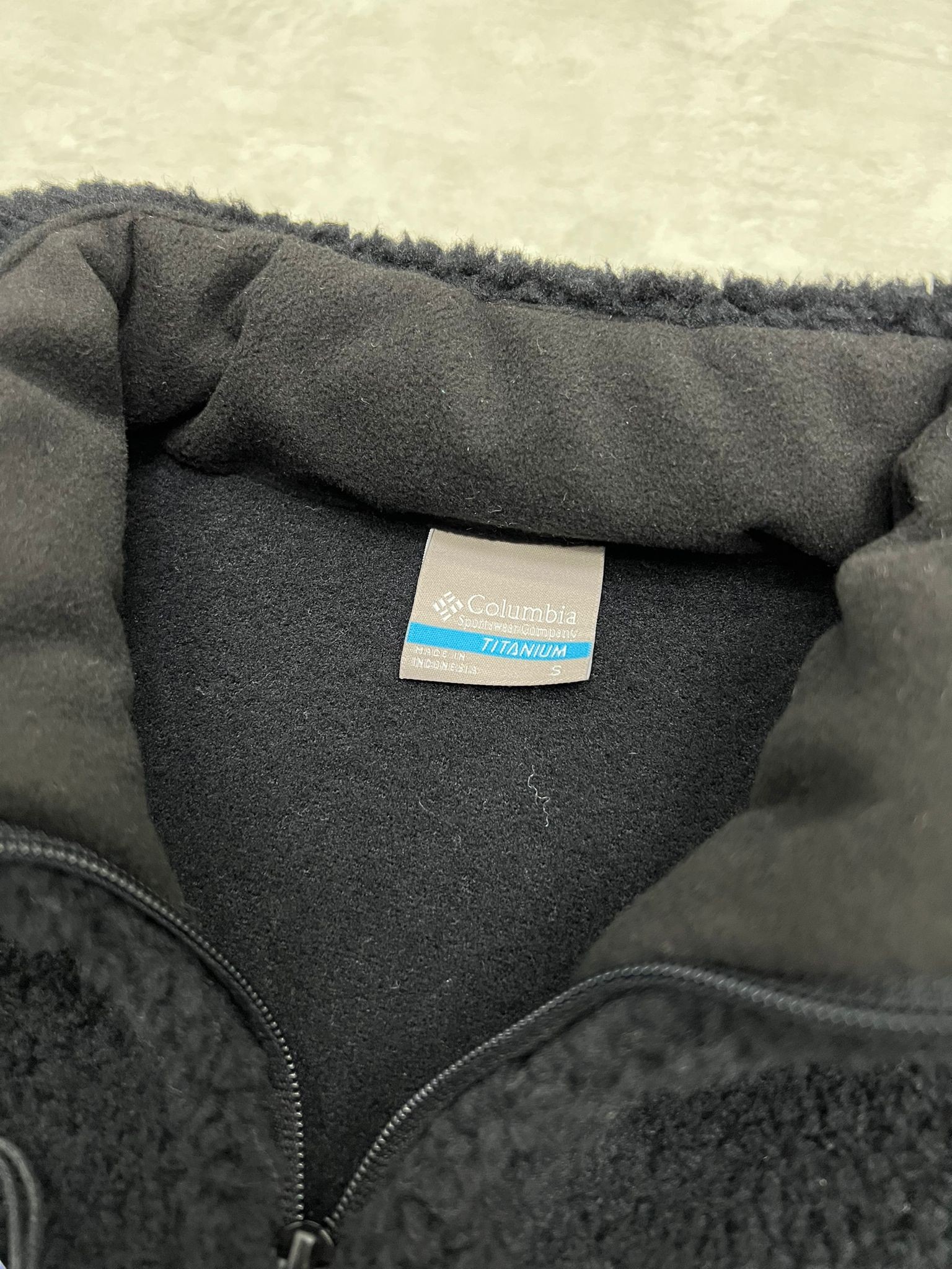 Yeni Sezon İçi Polarlı Peluş Cream Black Ceket 