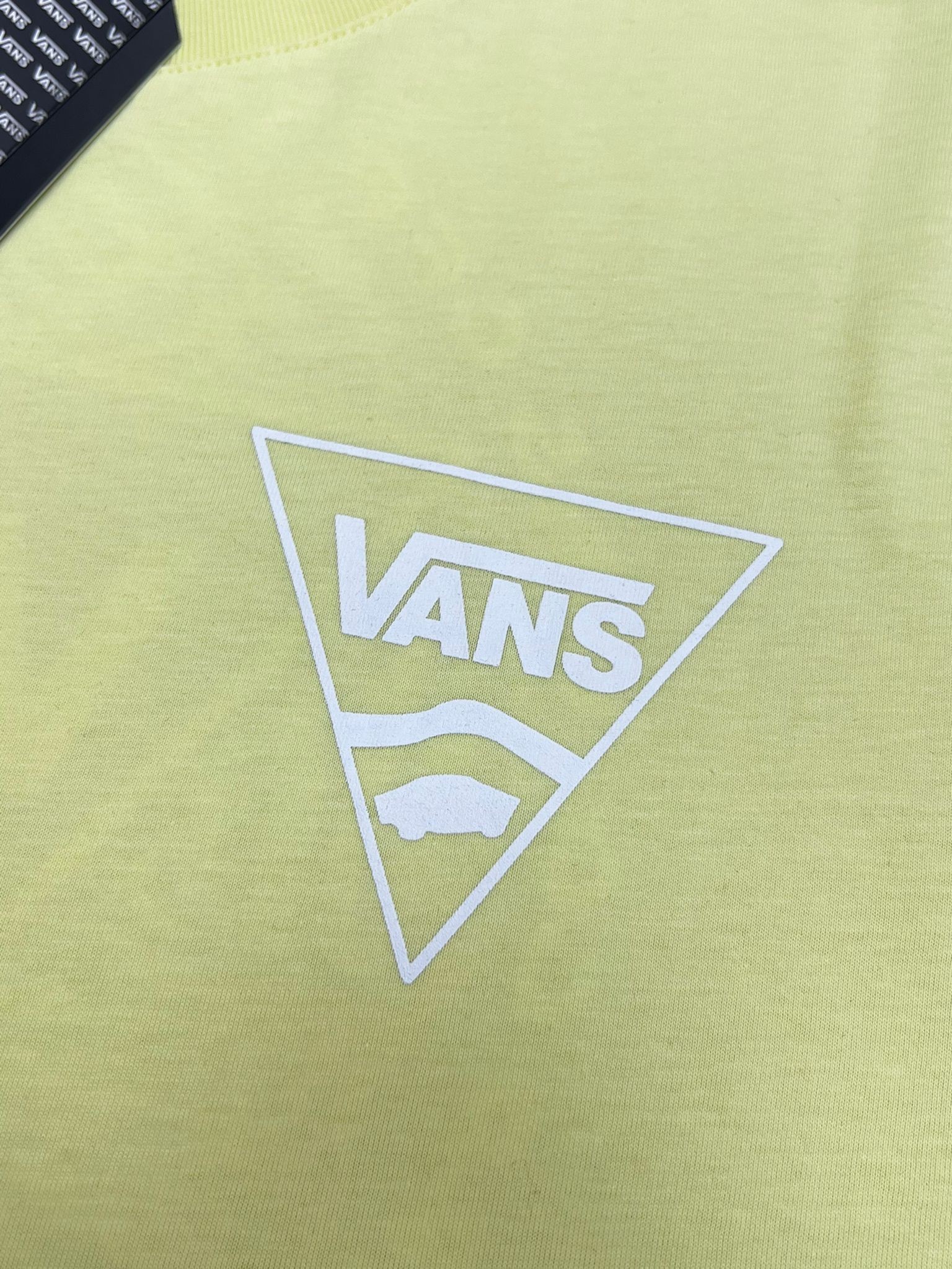 Back To Print Palm Beach Light Yellow T-shirt