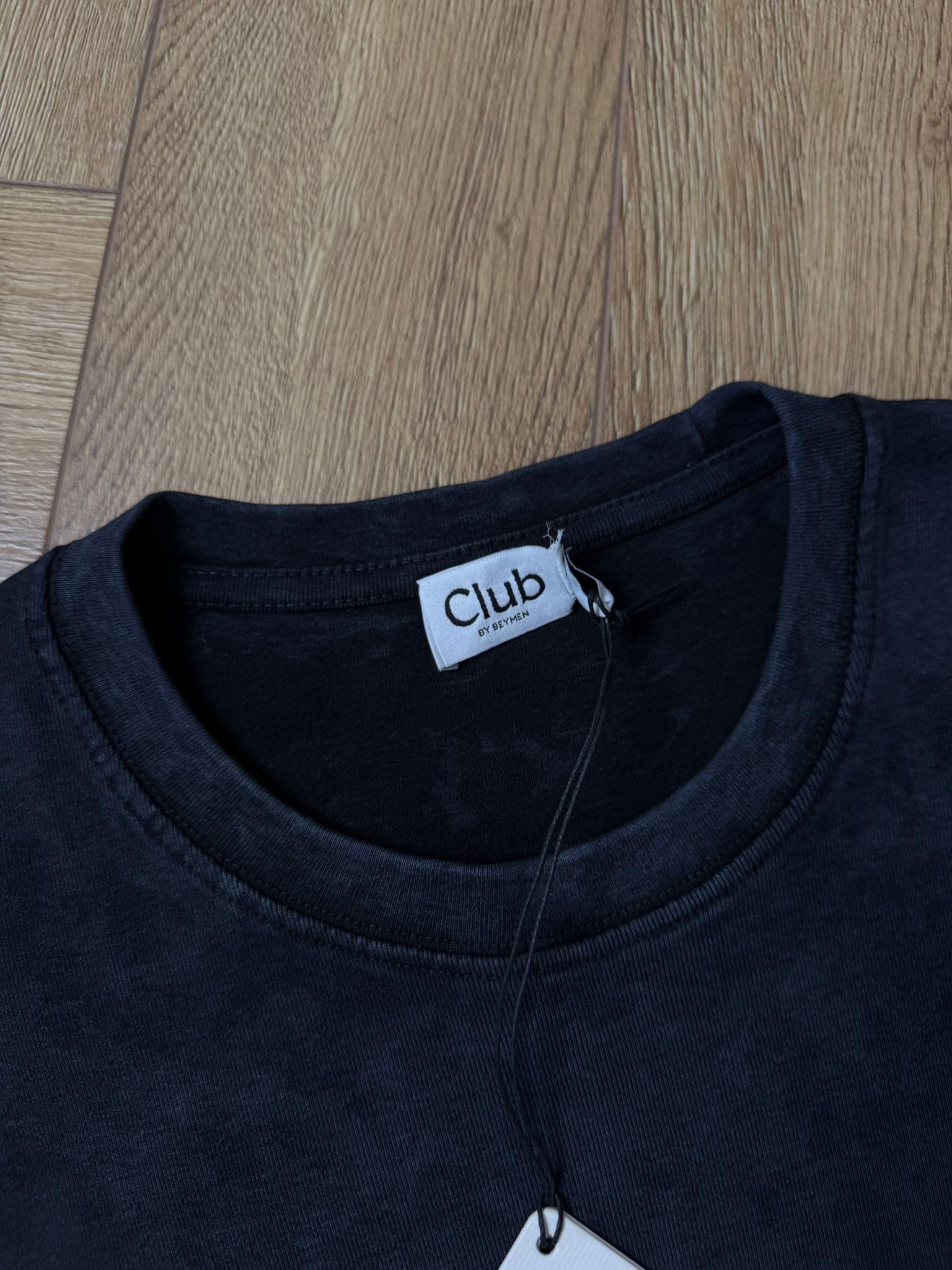 Yeni Sezon Yıkamalı Basic Mini Logo  T-shirt