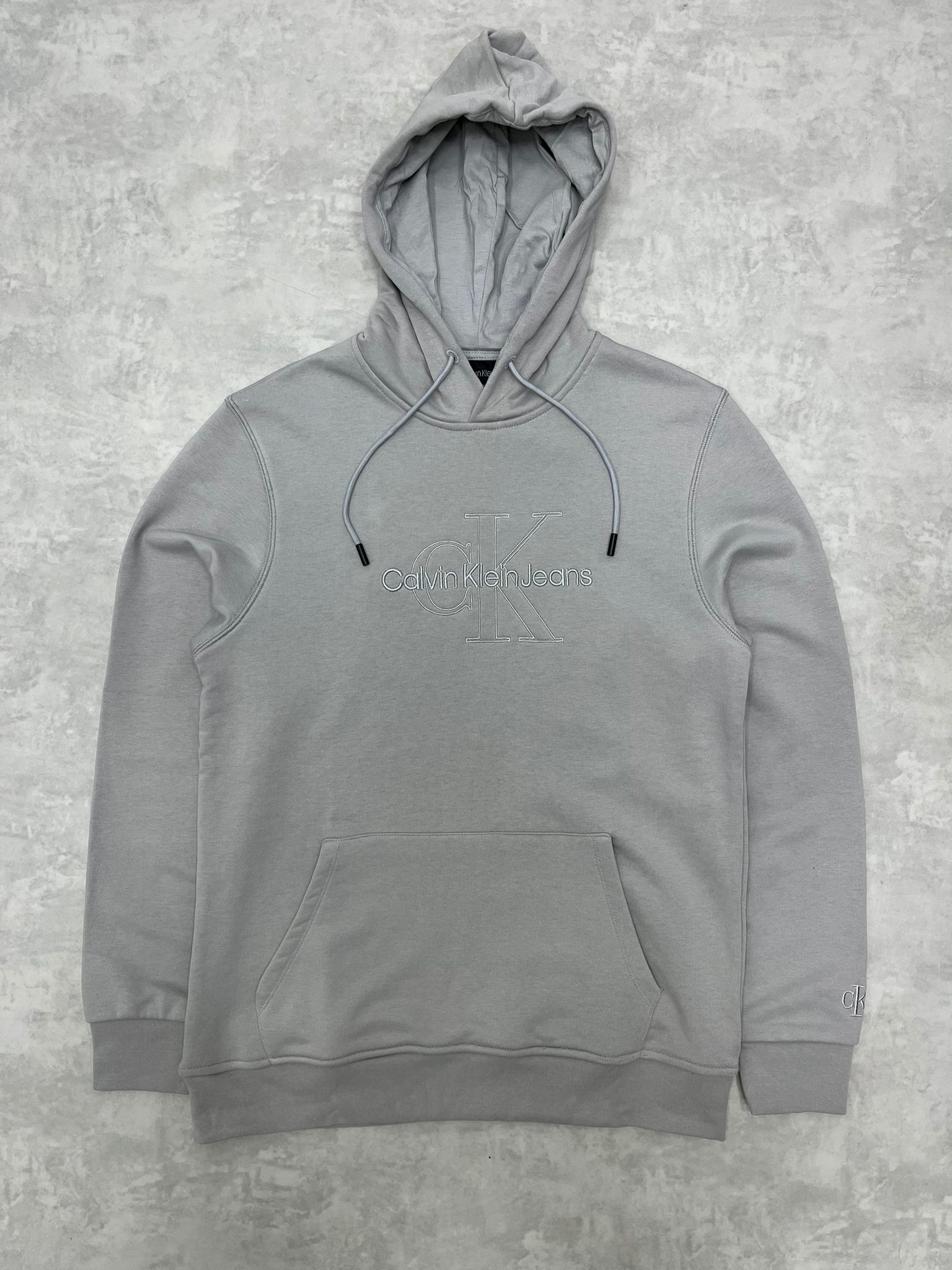 Mid Full Nakış Limited Edition Şardonsuz Gray Sweatshirt