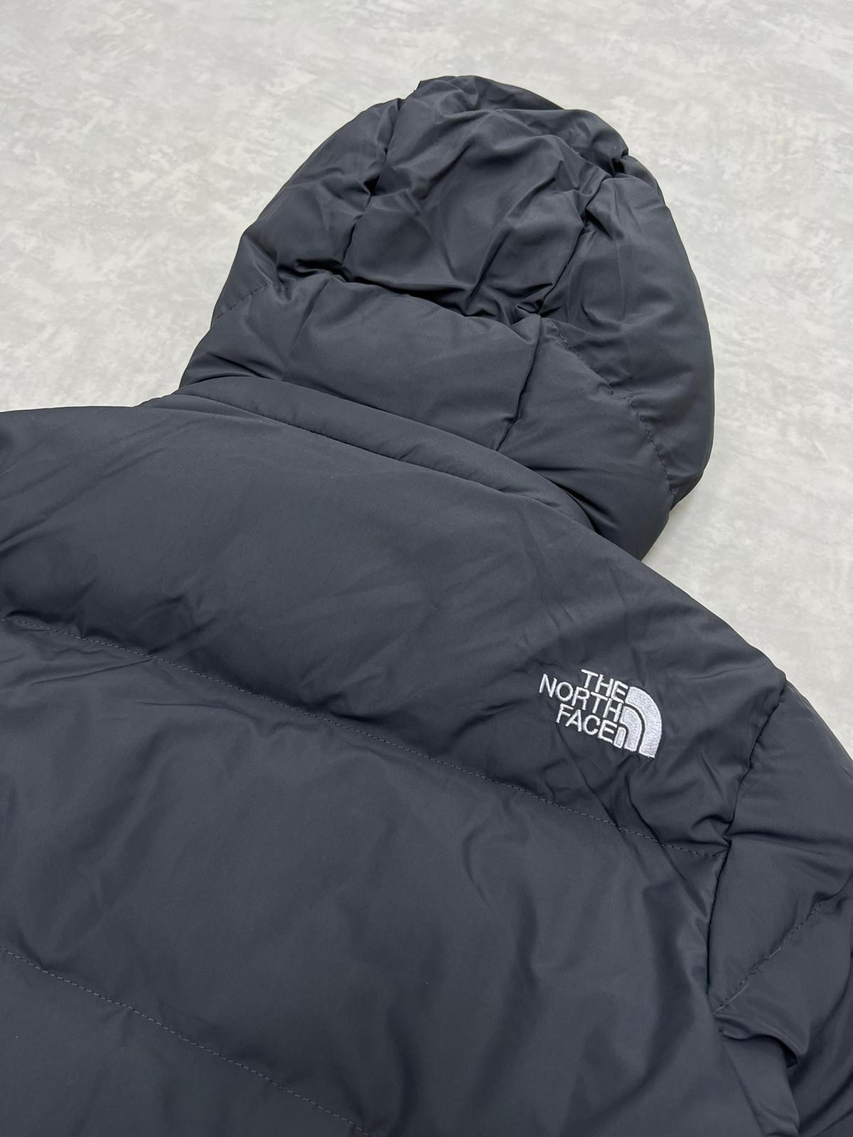 Yeni Sezon Water Proof Full Dolum Kapşonlu Gray  Mont