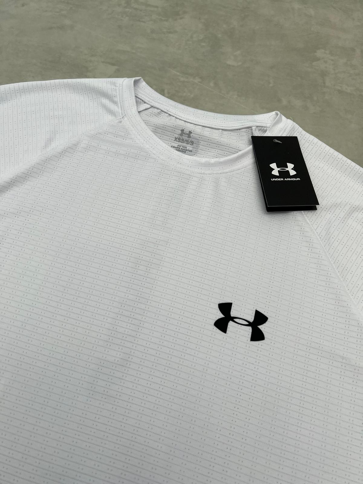 Back Print Detaylı Mini Logo Classic White T-shirt