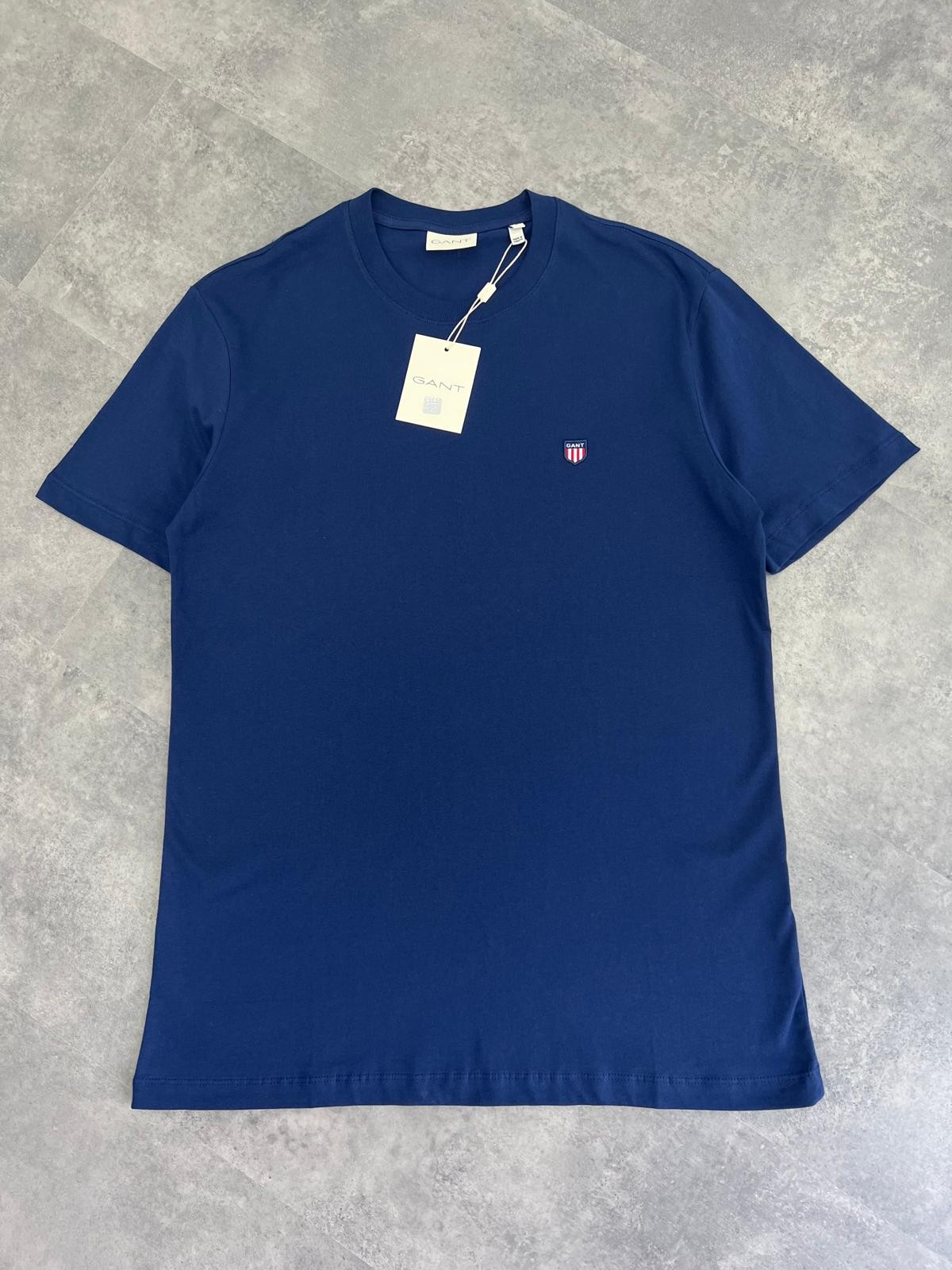 Yeni Sezon Basic Mini Logo Patch Arma Navy Blue T-shirt