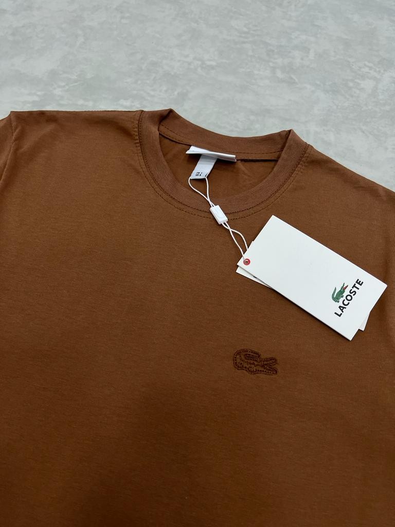  Basic Paris Mini Logo Brown T-shirt