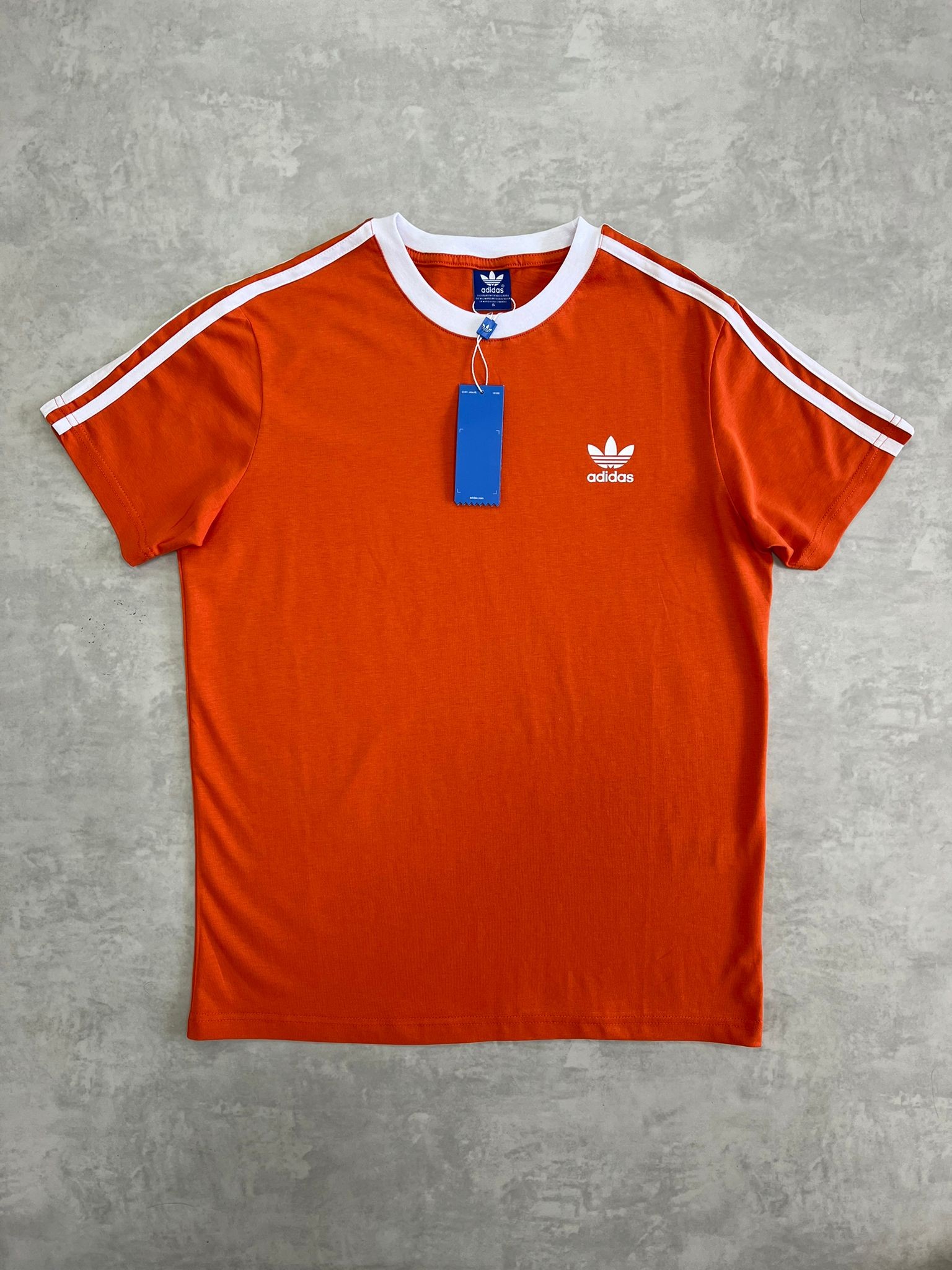 3-Stripes Tee Orange  Regular Fit T-Shirt