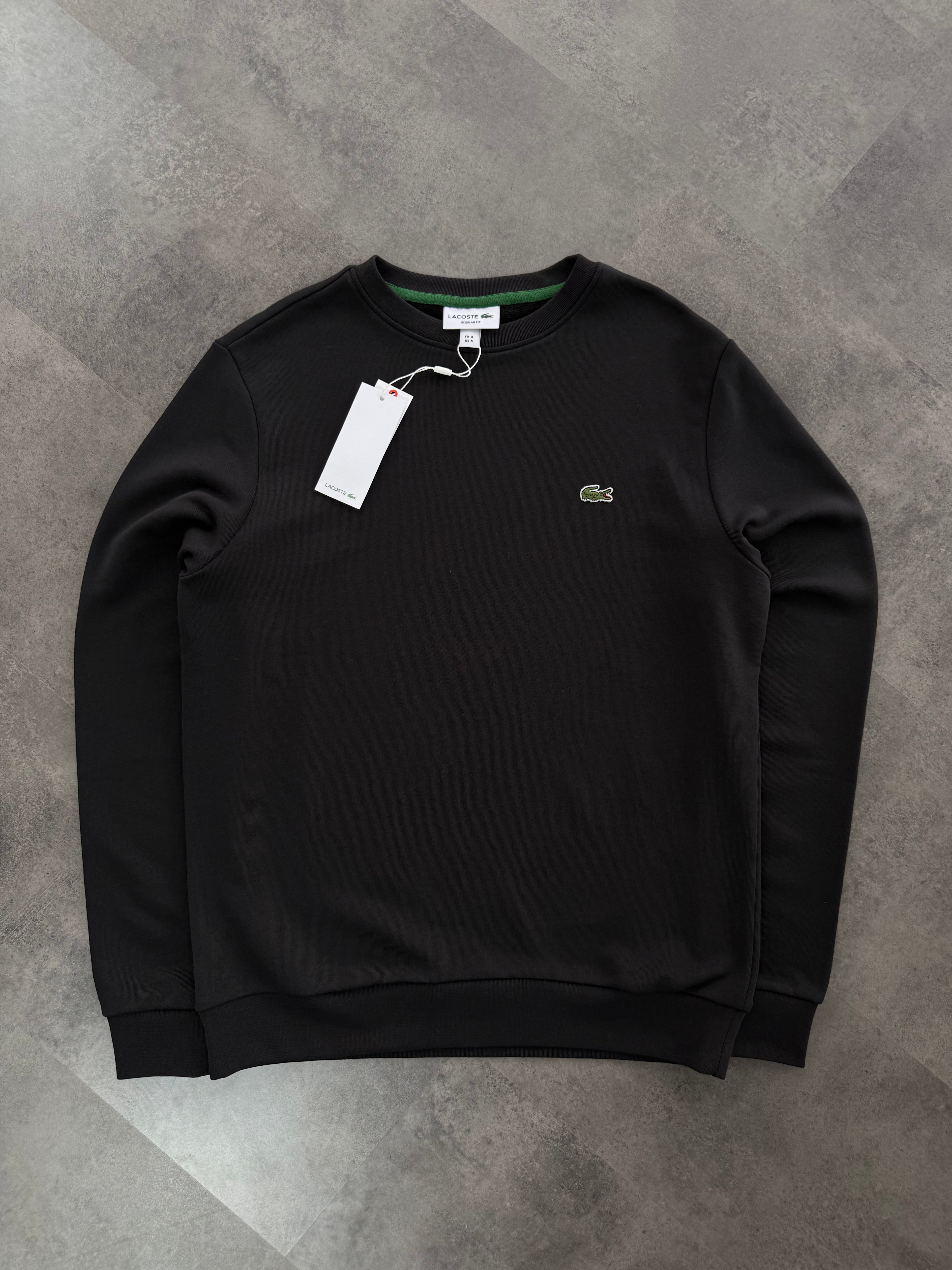 Yeni Sezon Basic Mini Logo Üç İplik Şardonsuz Sweatshirt