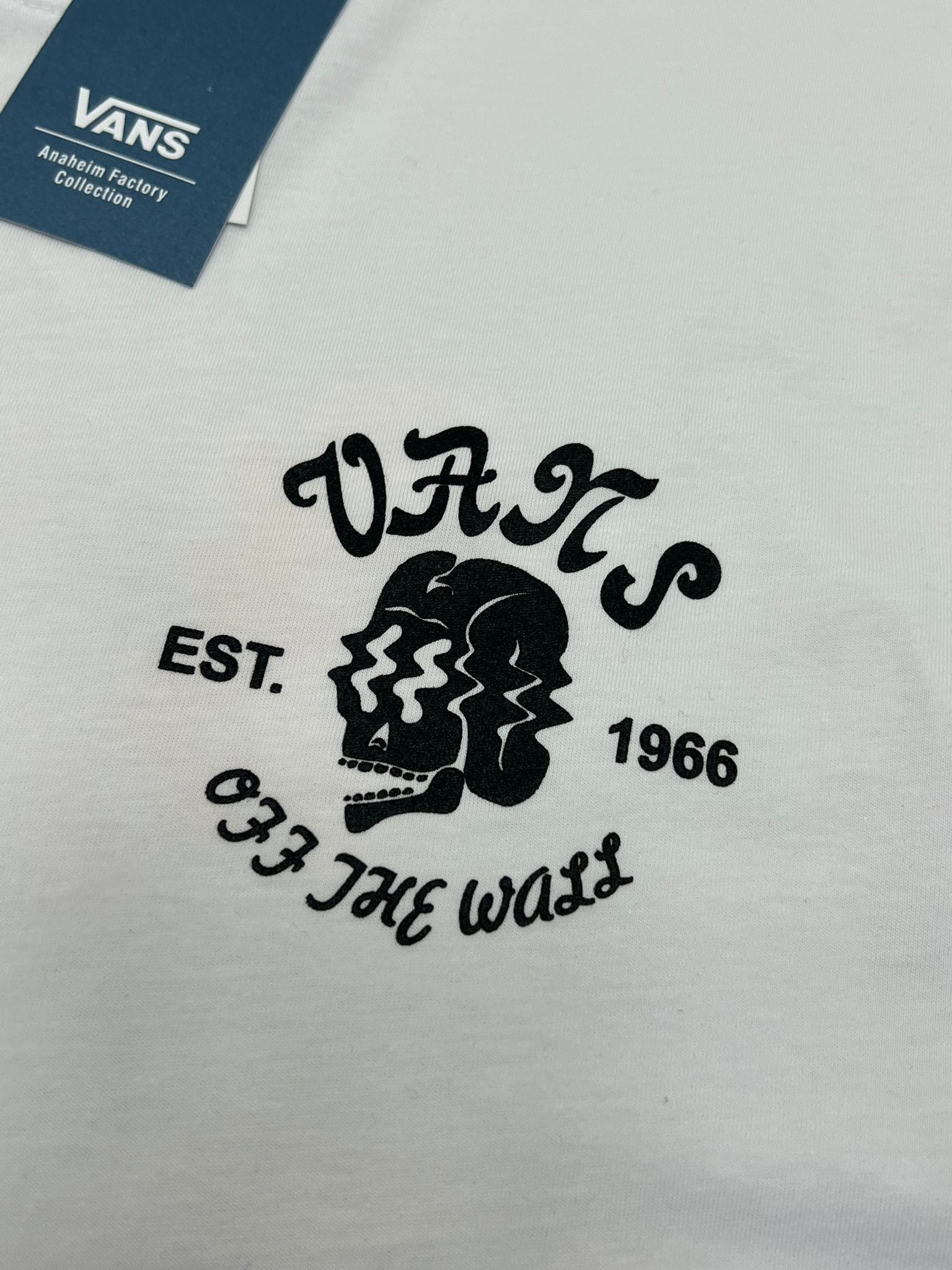 Custom Classic  Of The Wall Back Print Cream T-shirt