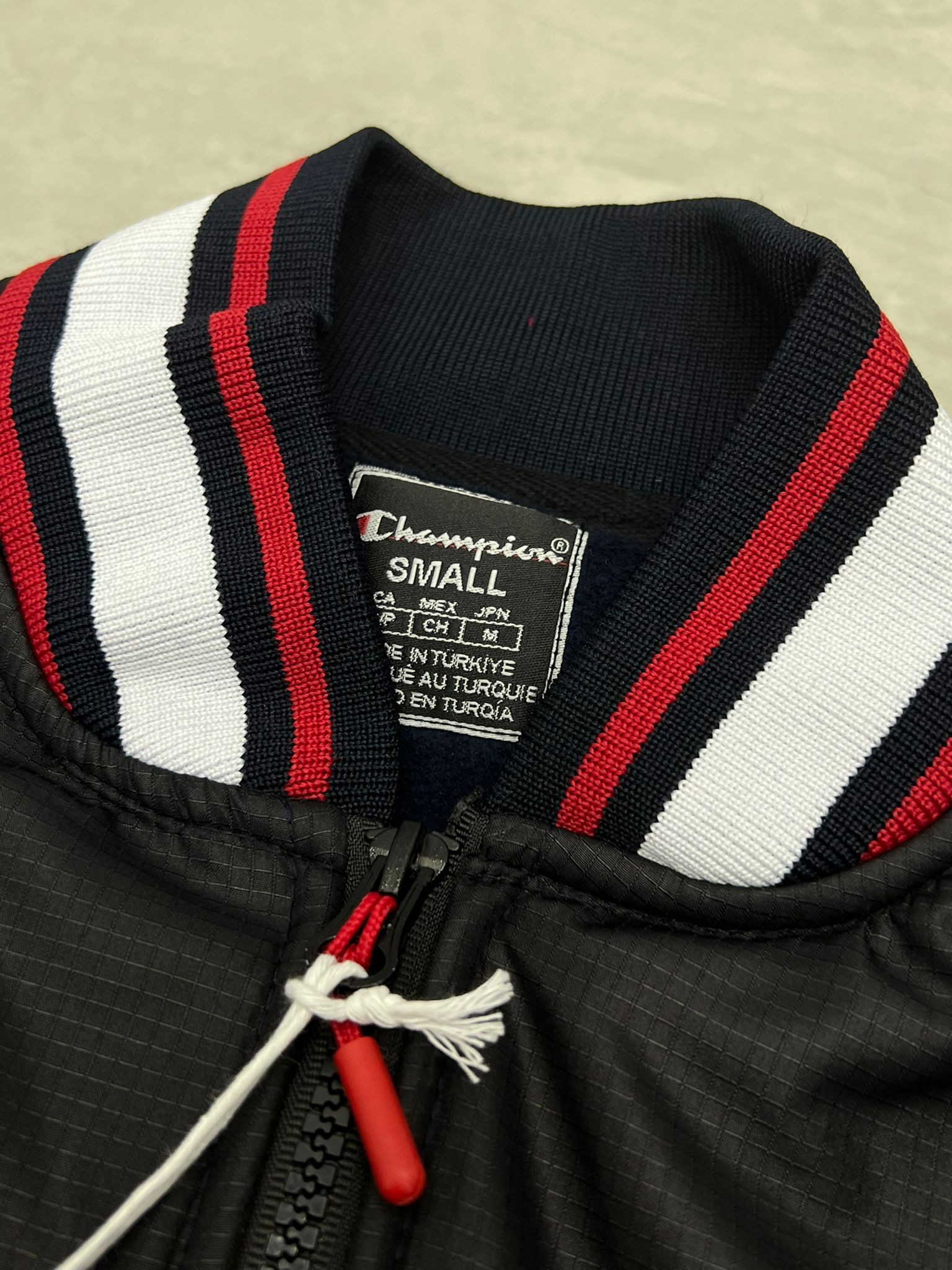 Yeni Sezon Tam Fermuarlı College Navy Blue Polar Ceket