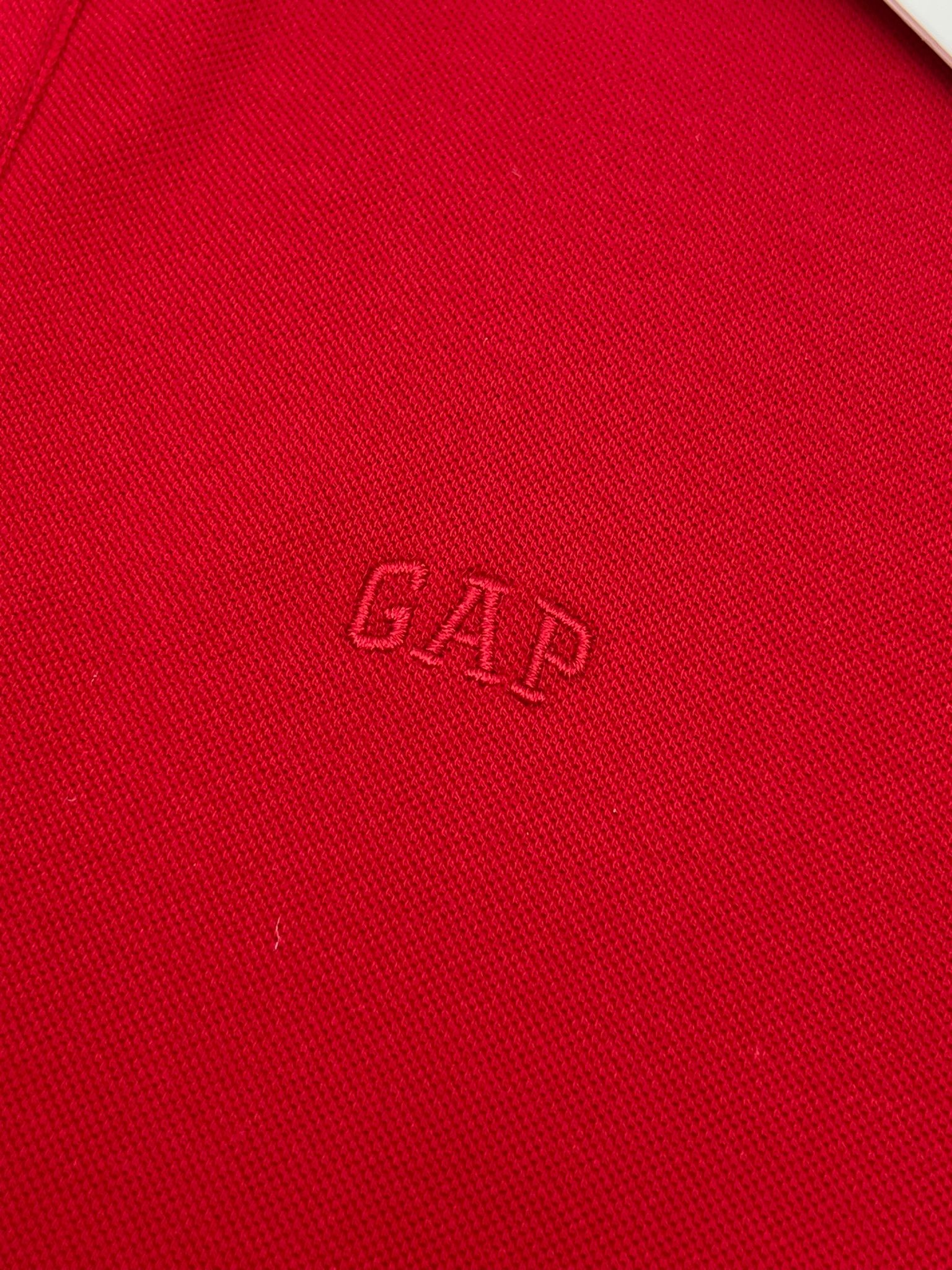 Yeni Sezon Ton To Tone Polo Yaka Red T-shirt
