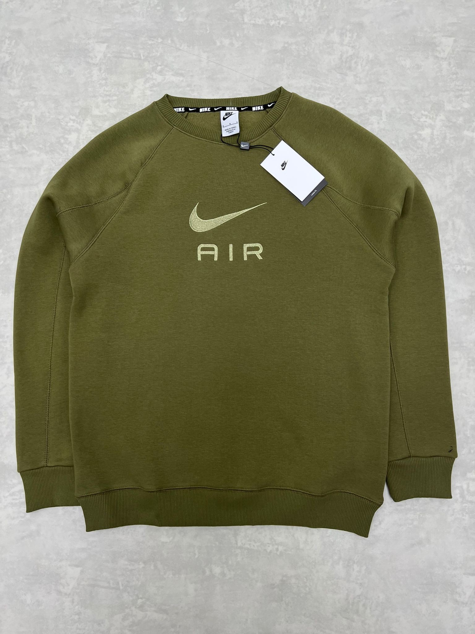 Air Mid Icon Logo Haki Sweatshirt