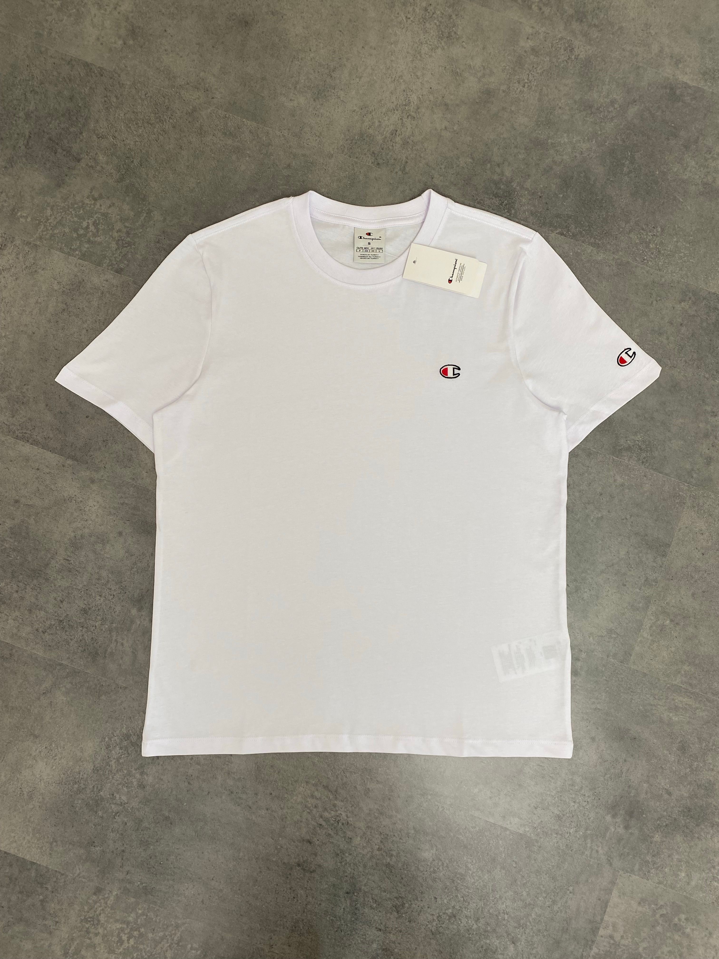 Yeni Sezon Classic Basic Mini Logo T-shirt - BEYAZ
