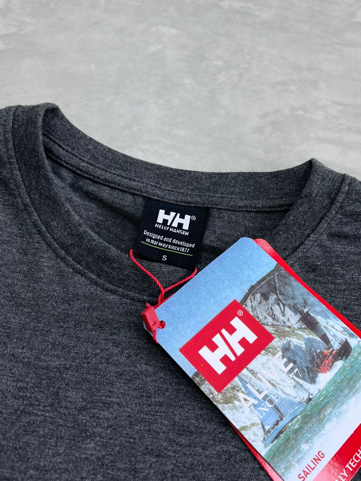 Mountain Mid Logo Füme T-shirt