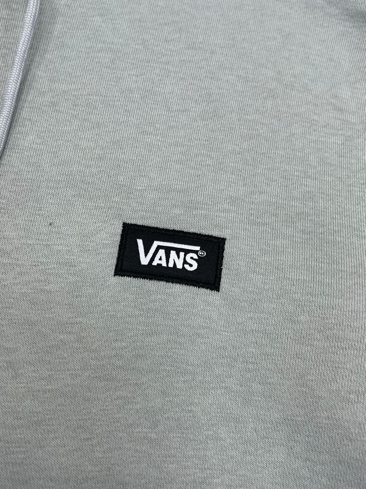 Basic Mini Patch Arma Nakış Logo Gray Sweatshirt