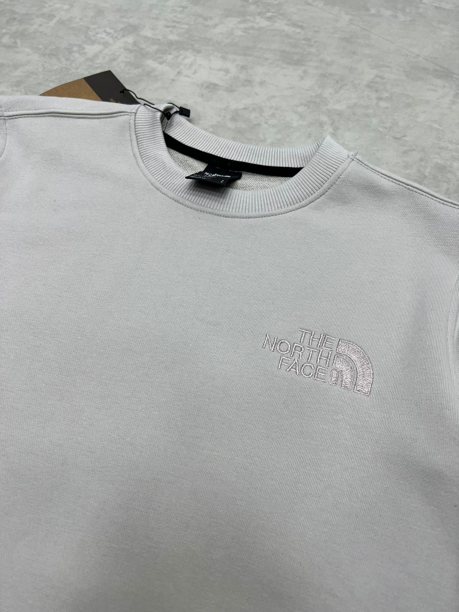 Basic Mini Logo Classic Light Gray Sweatshirt
