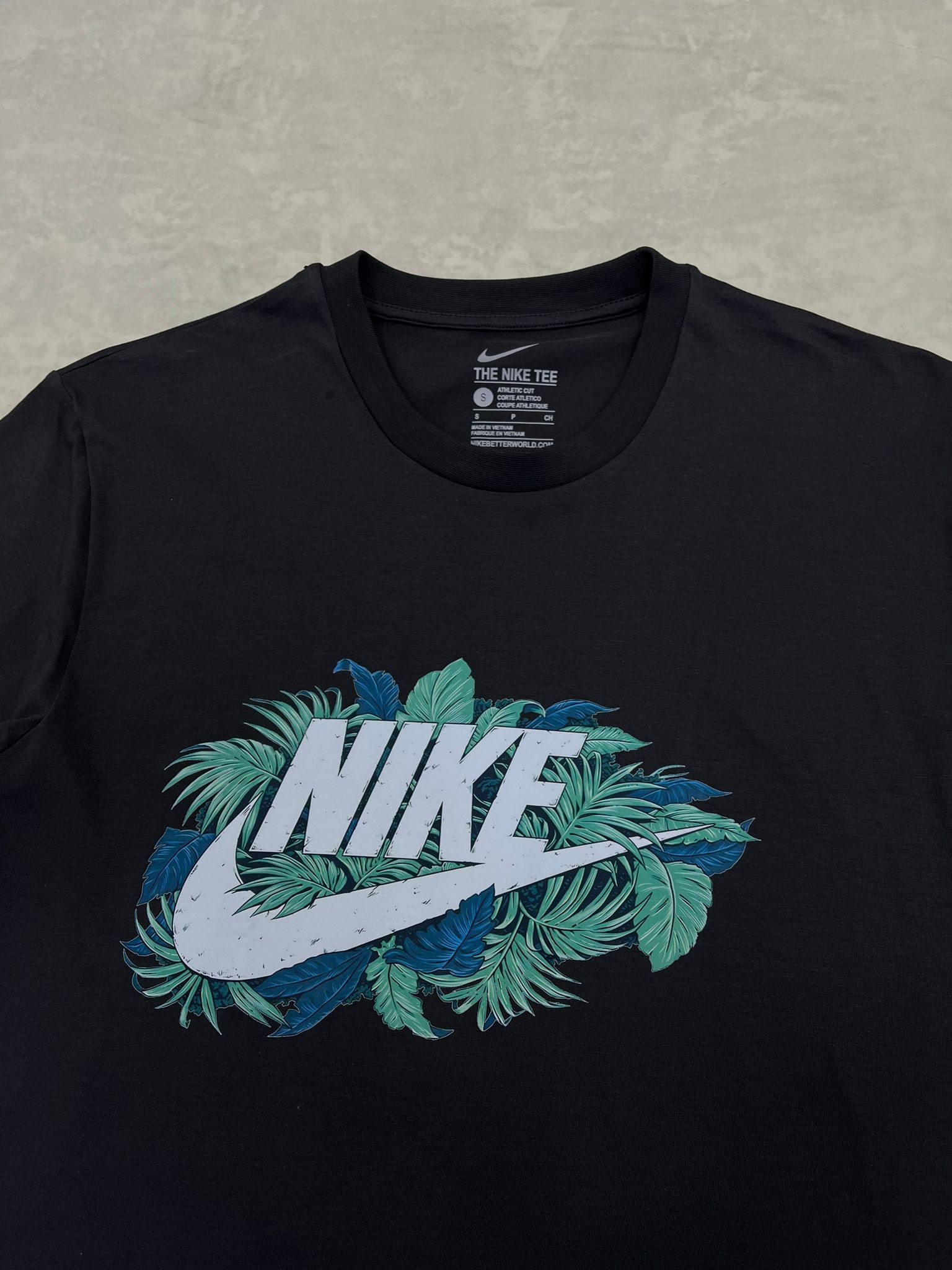 Mid Icon Antrasit Flowers T-shirt