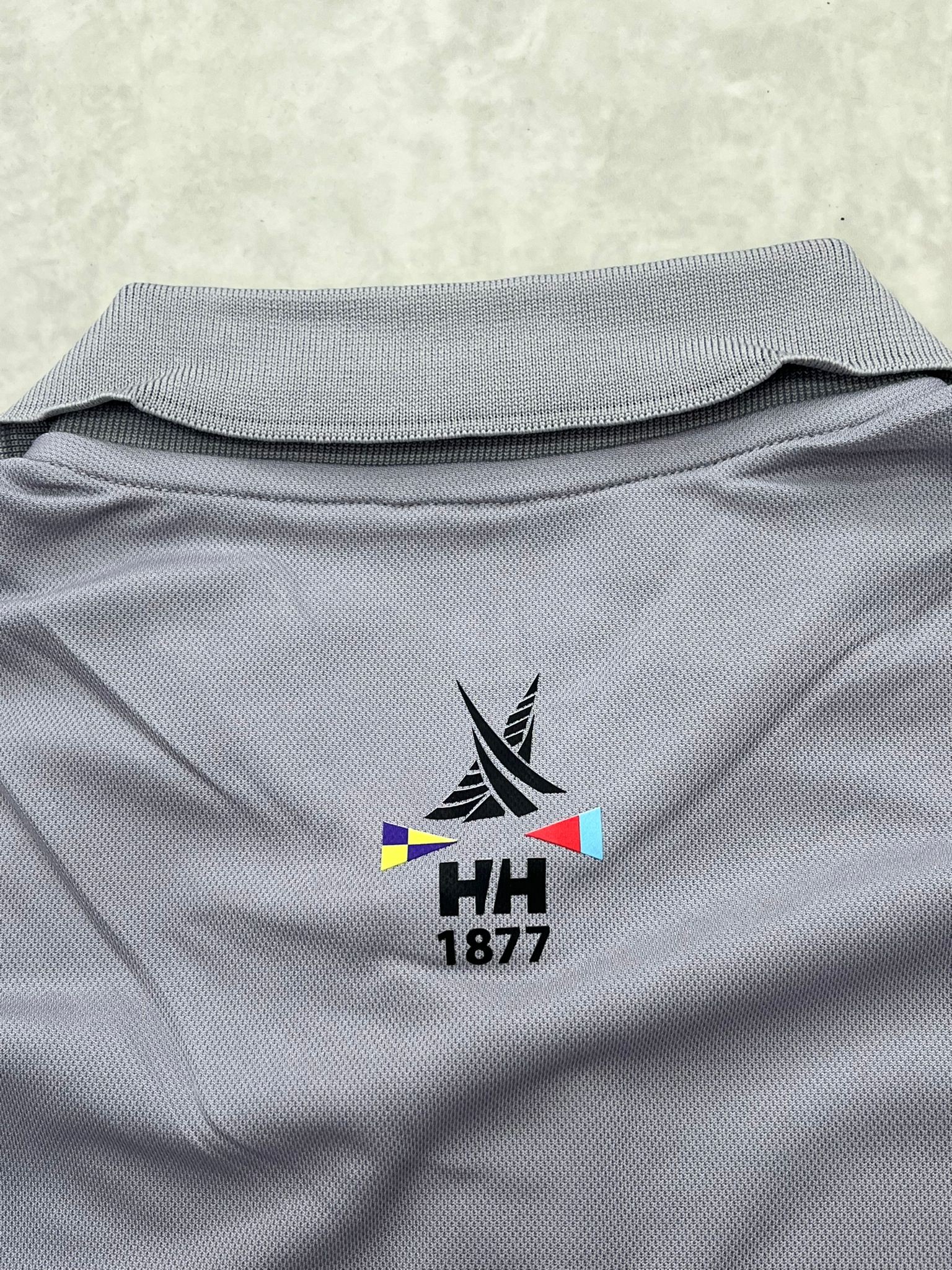 Clima Cool (Nefes Alan) Kol Detaylı Polo Yaka Gray  T-shirt