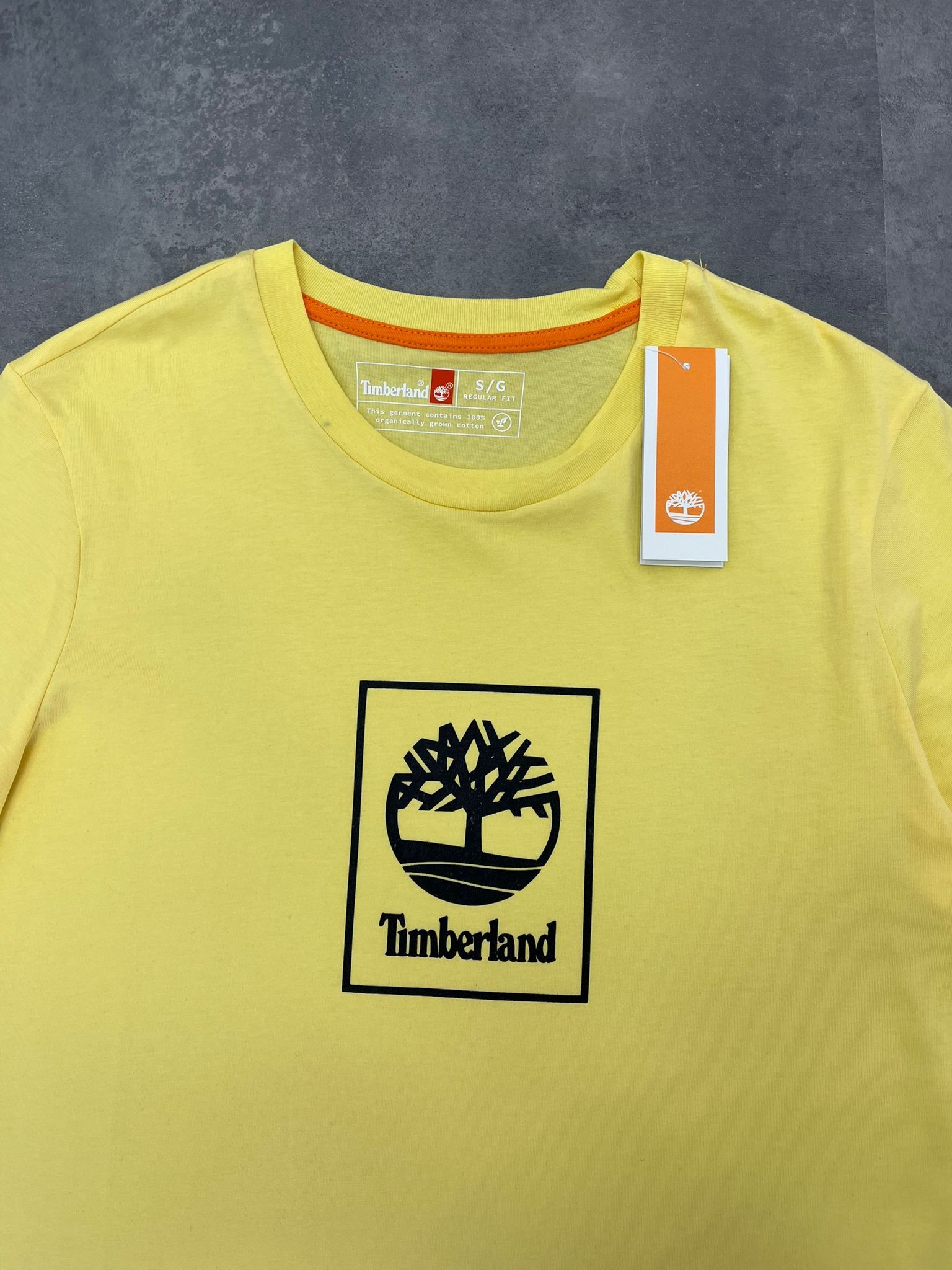 Yeni Sezon Mid Icon Logo Yellow T-shirt
