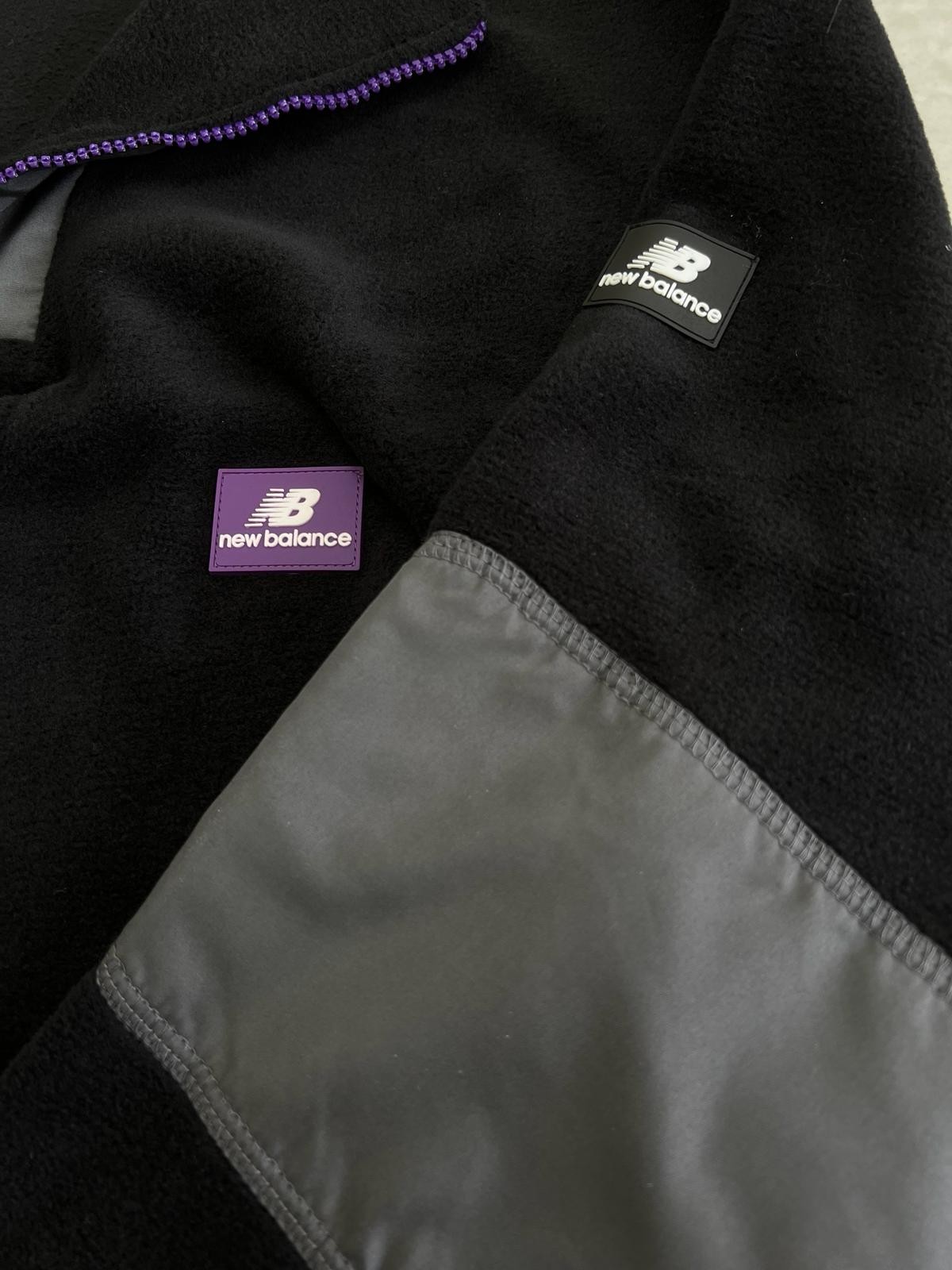 Half Zip Black Polar