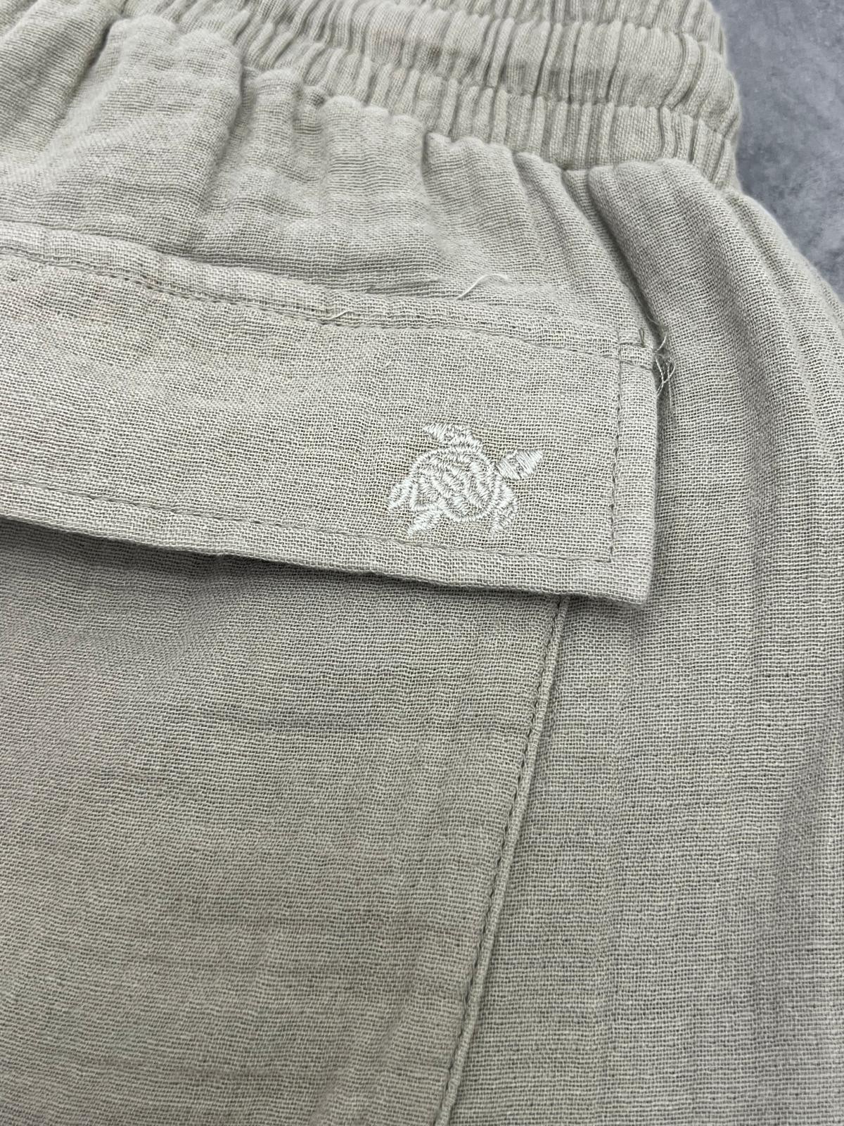 Yazlık Yeni Sezon Haki Müslin Pantalon