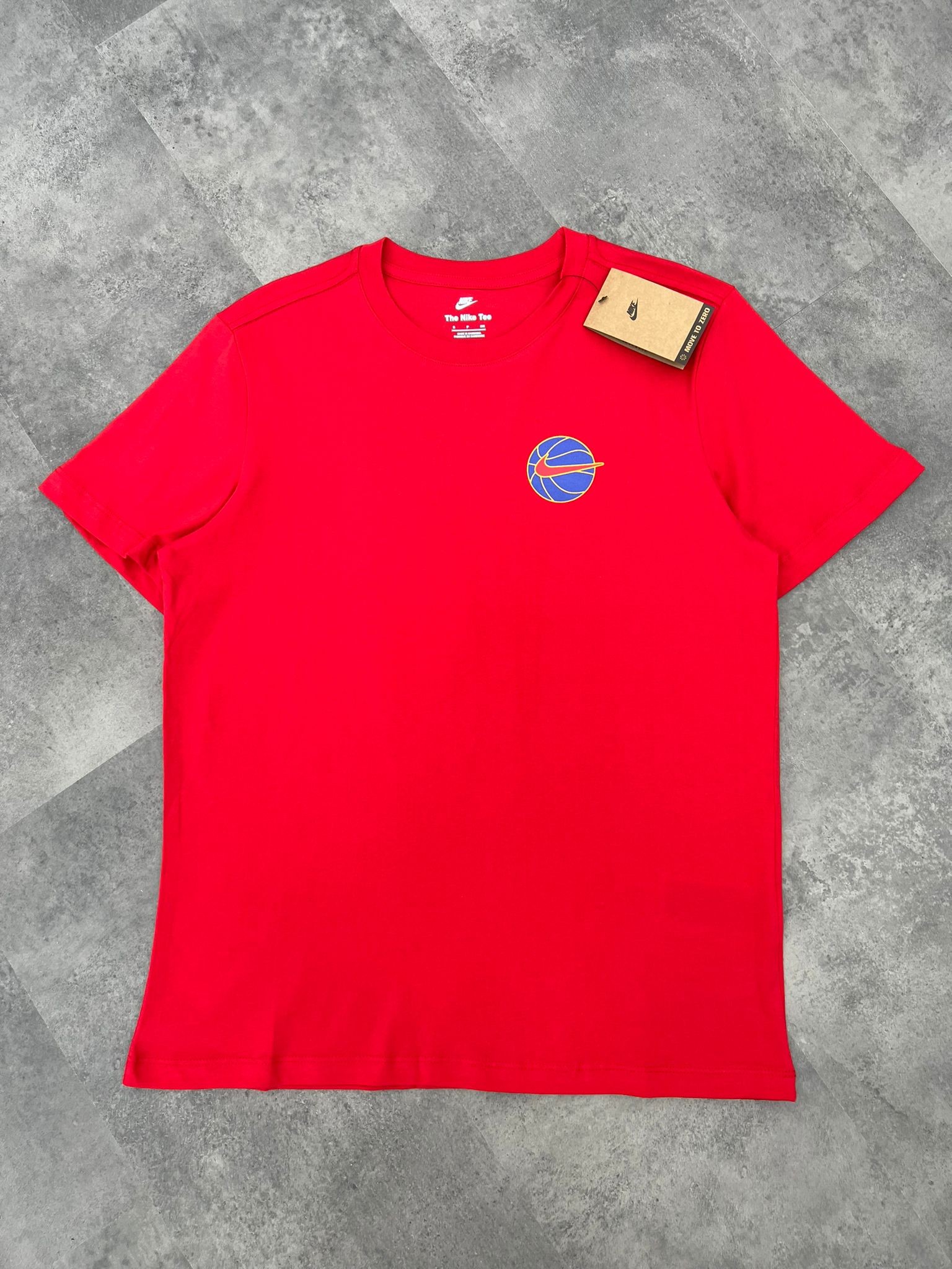 Yeni Sezon Back To Print Basketball  Red T-shirt