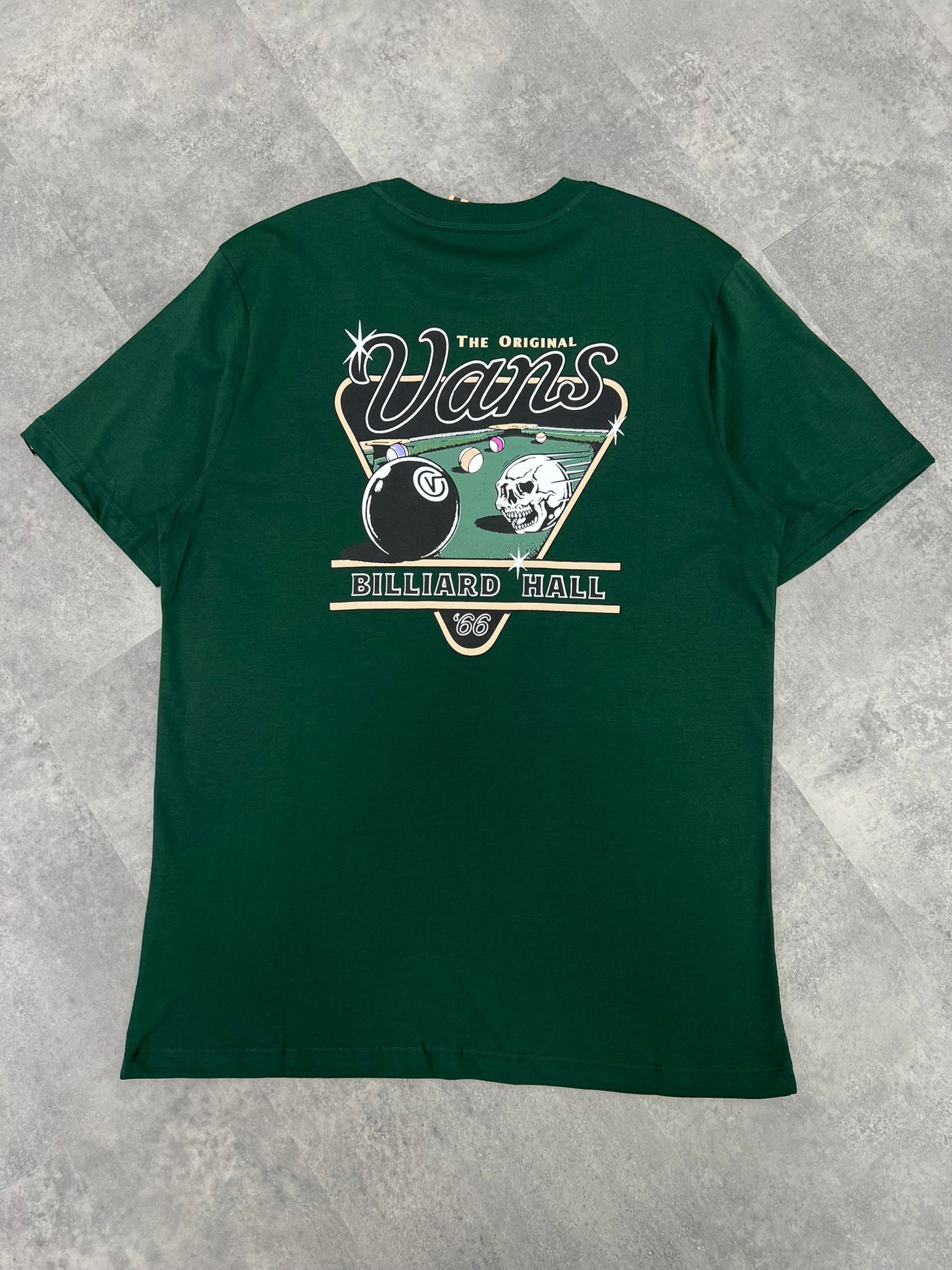 Yeni Sezon Back To Print Bıllard Hall 66 Green T-shirt