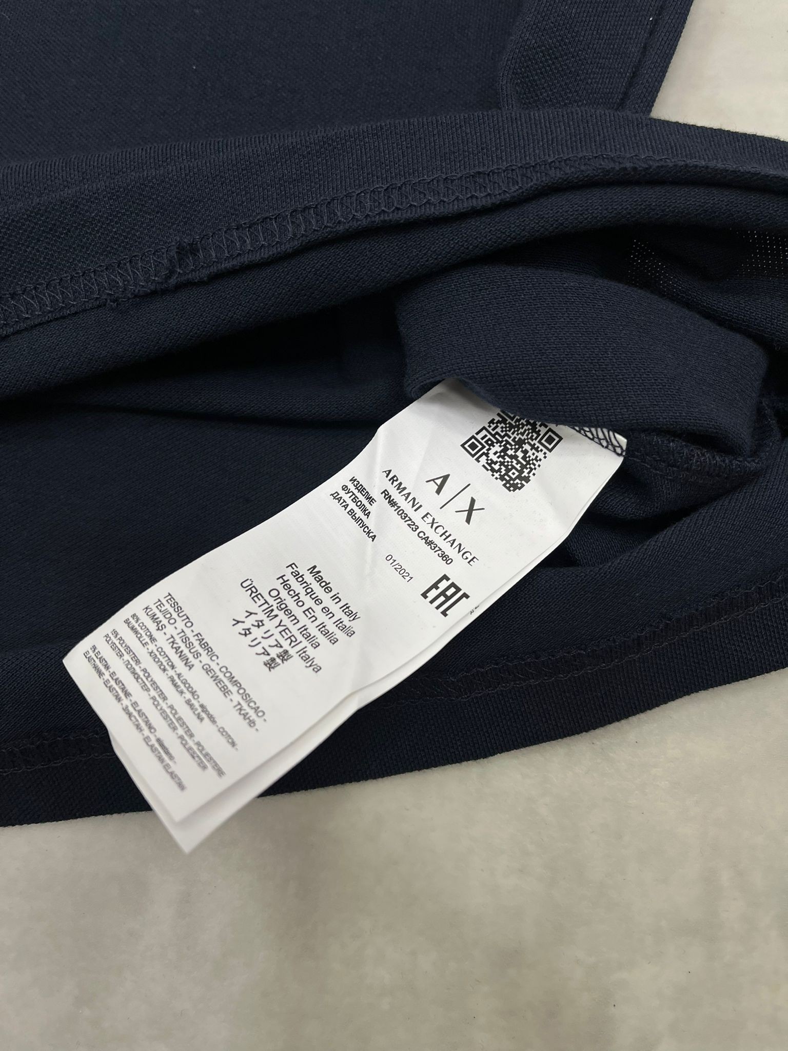 Classic Yaka Detaylı Navy Blue Polo Yaka