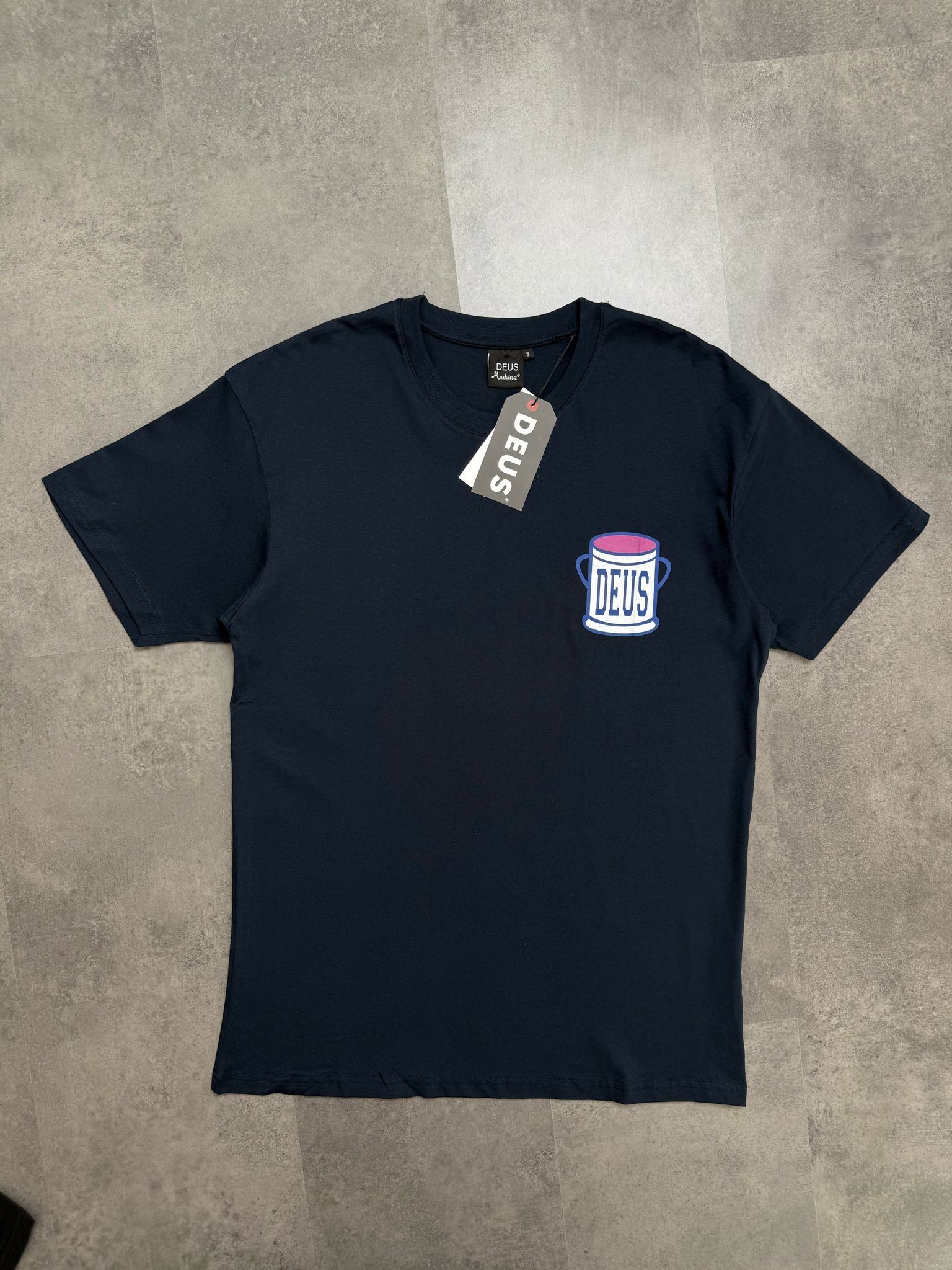 Yeni Sezon Ex Machina God Any Navy Blue T-shirt