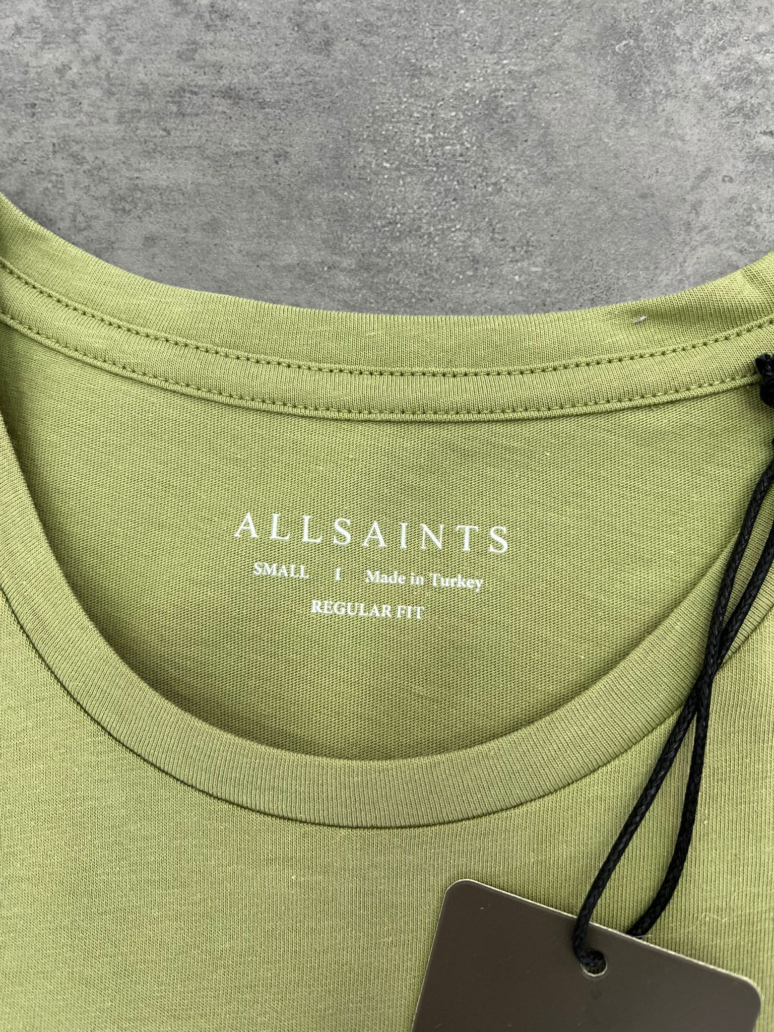 Yeni Sezon Nakış Basic Mini Logo  Fıstık Yeşili  T-shirt