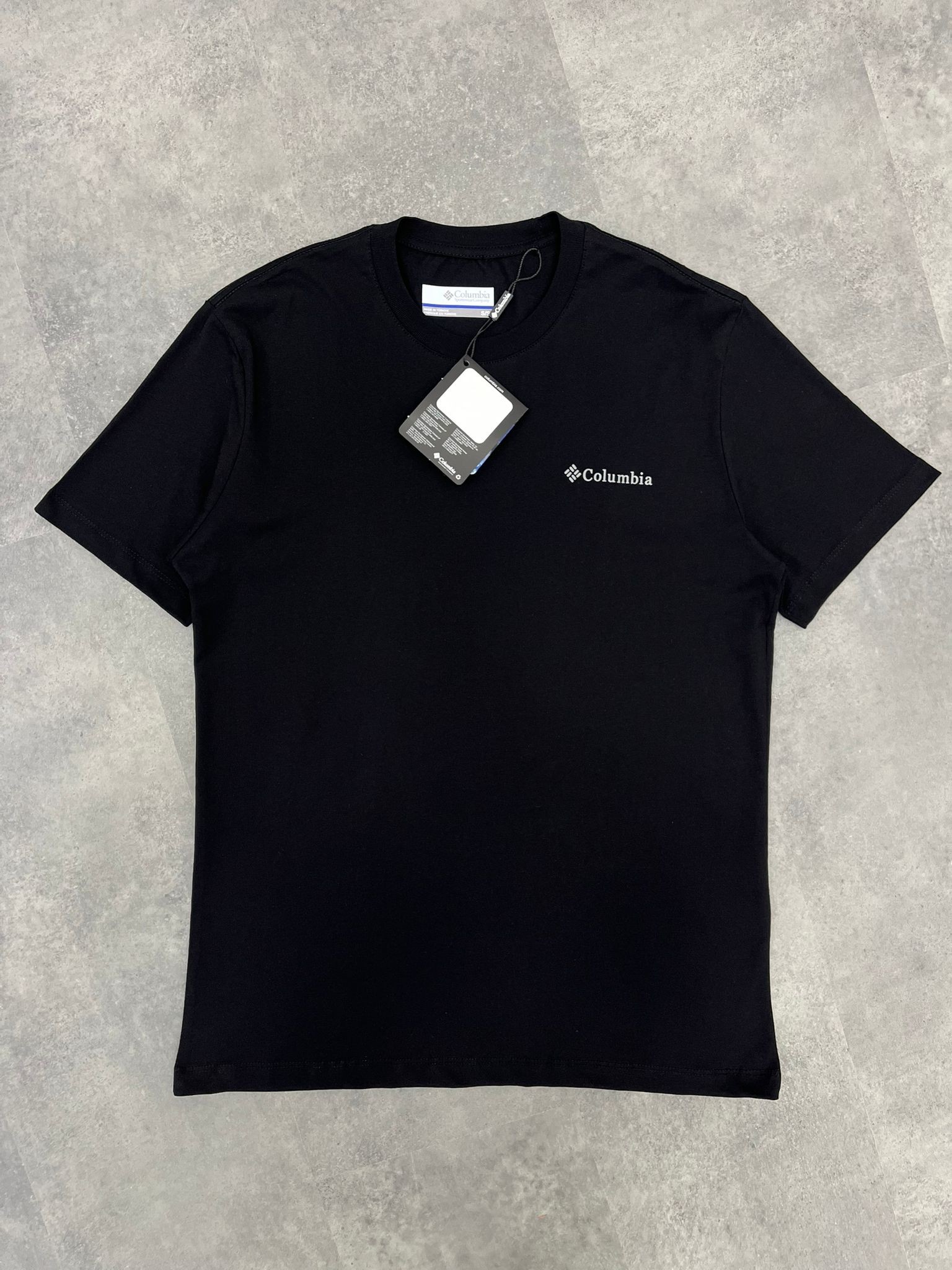 Yeni Sezon Basic Mini Logo Classic Black T-shirt