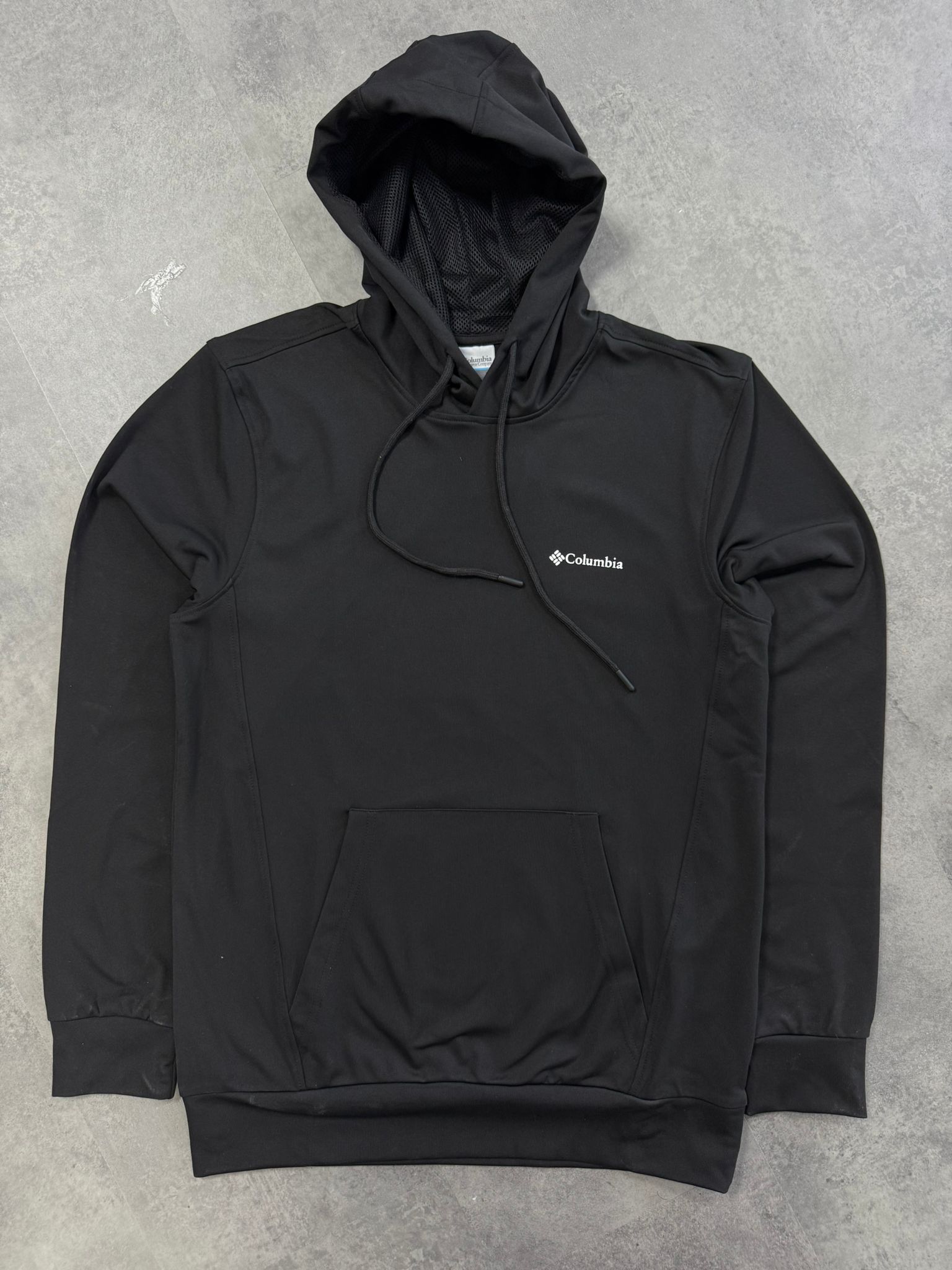 Yeni Sezon Scuba Kumaş İnce Kapşonlu Sweatshirt - SİYAH