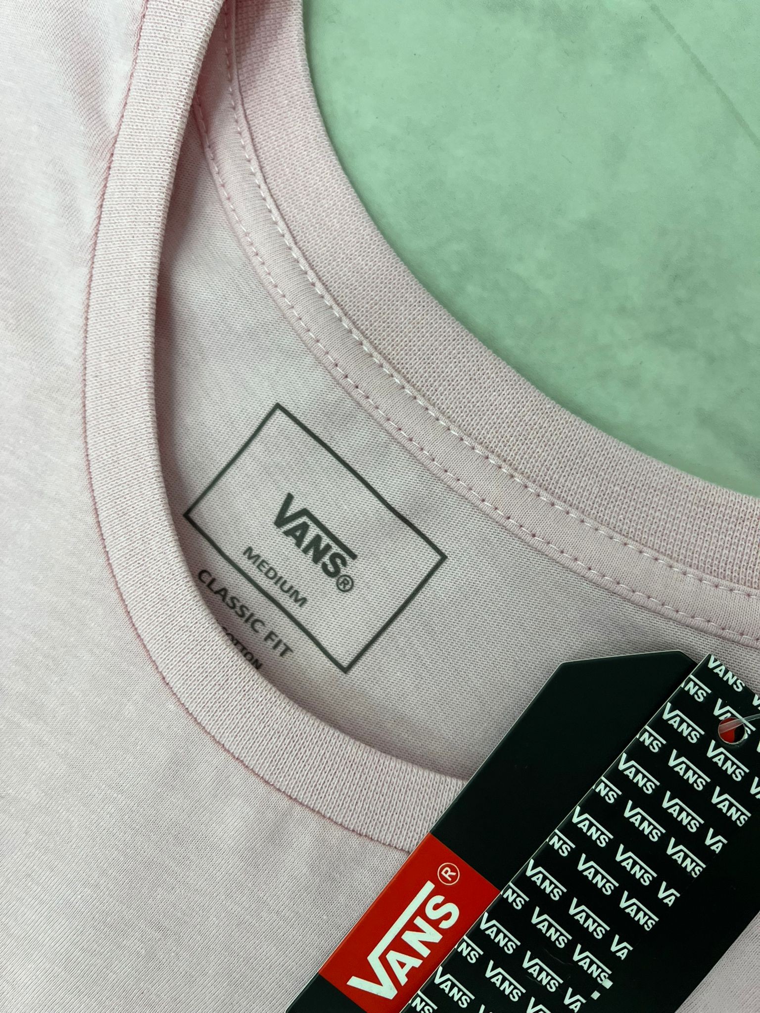 Yeni Sezon Basic Mini Logo Classic Pink T-shirt