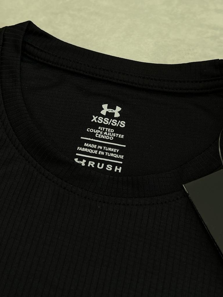 Mini Logo Nefes Alan Siyah T-shirt