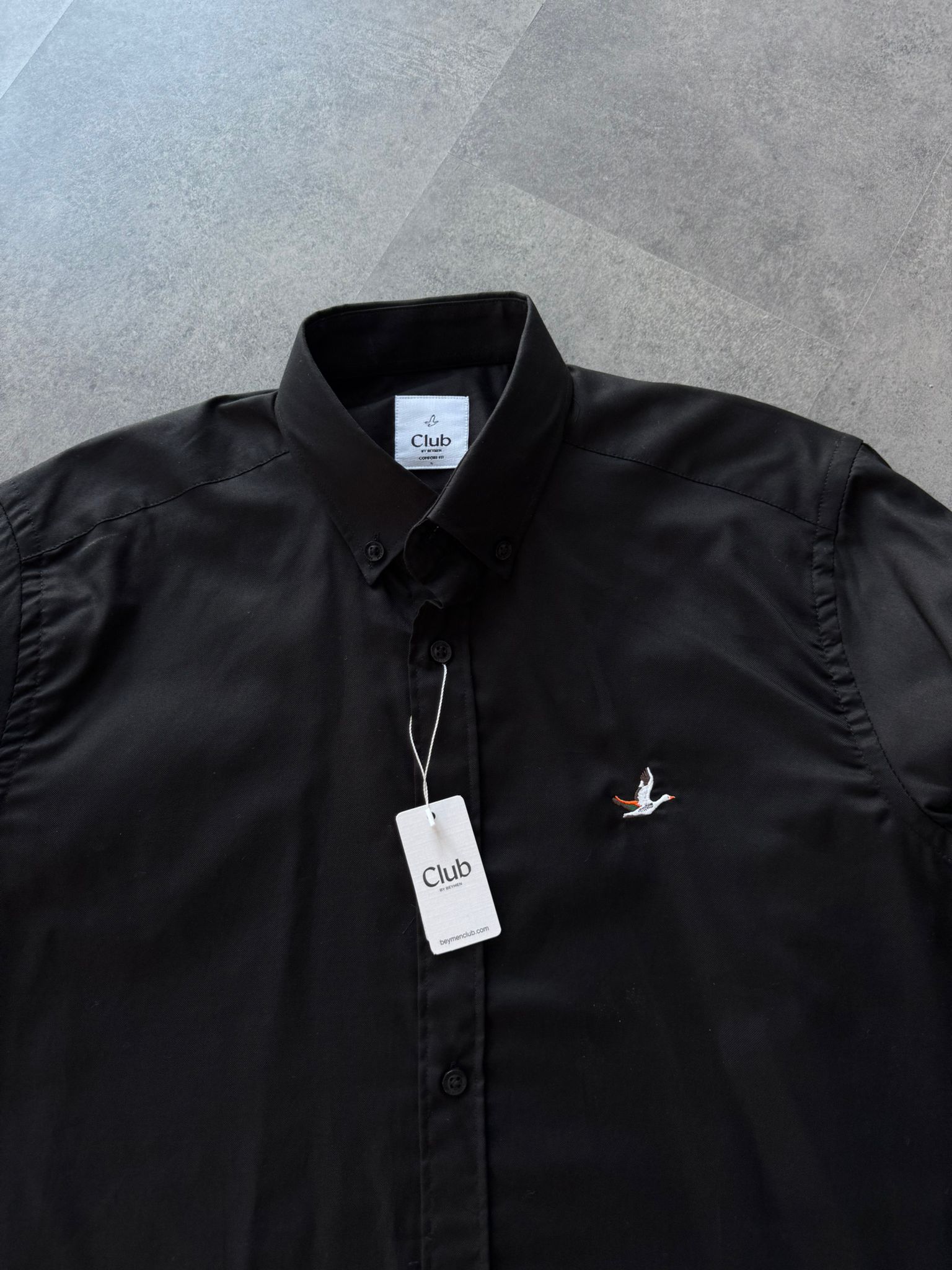 Yeni Sezon Basic Mini Logo Pamuk Oxford Gömlek