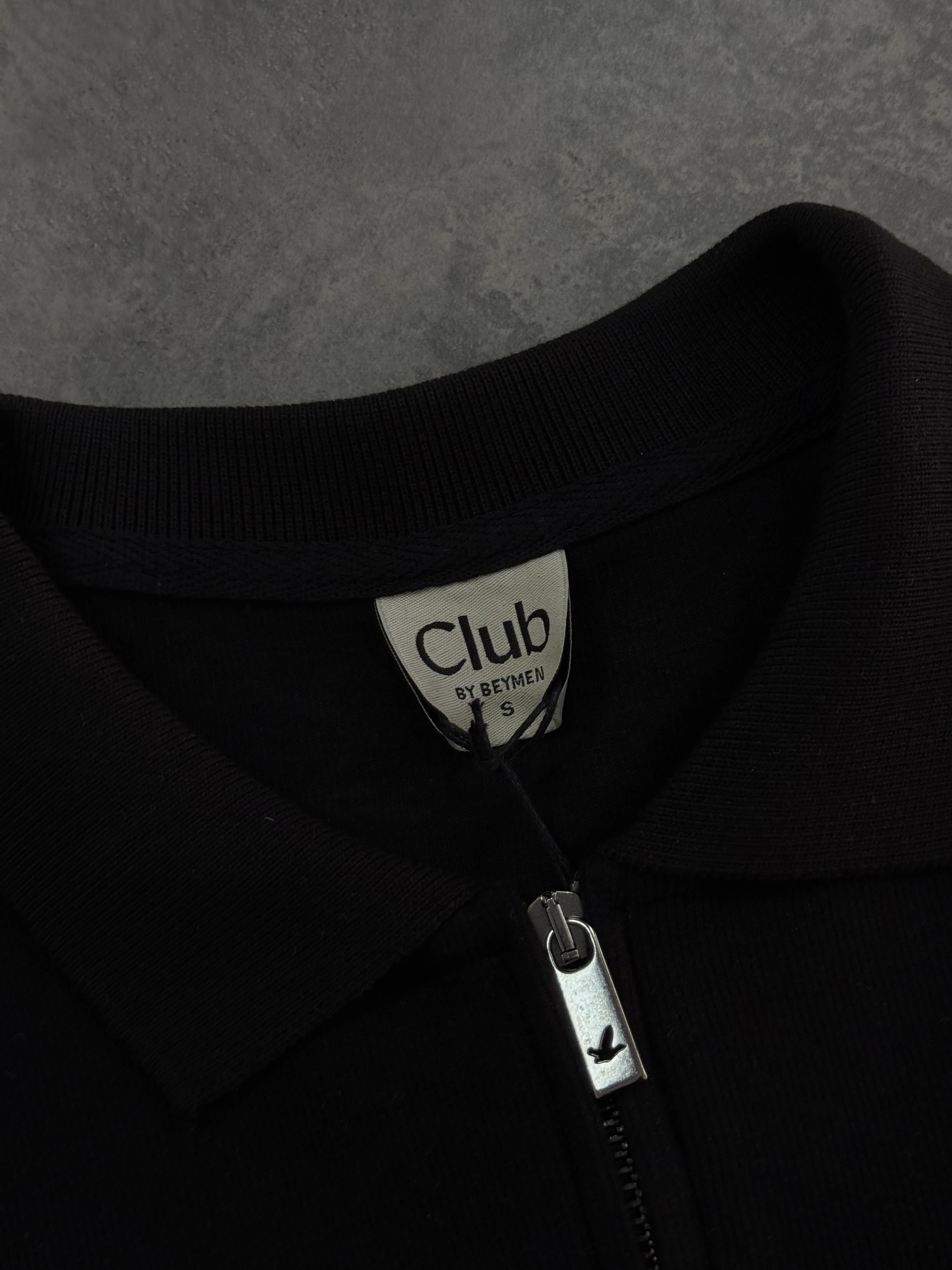 Yeni Sezon Premium Triko Yarım Fermuarlı Sweatshirt