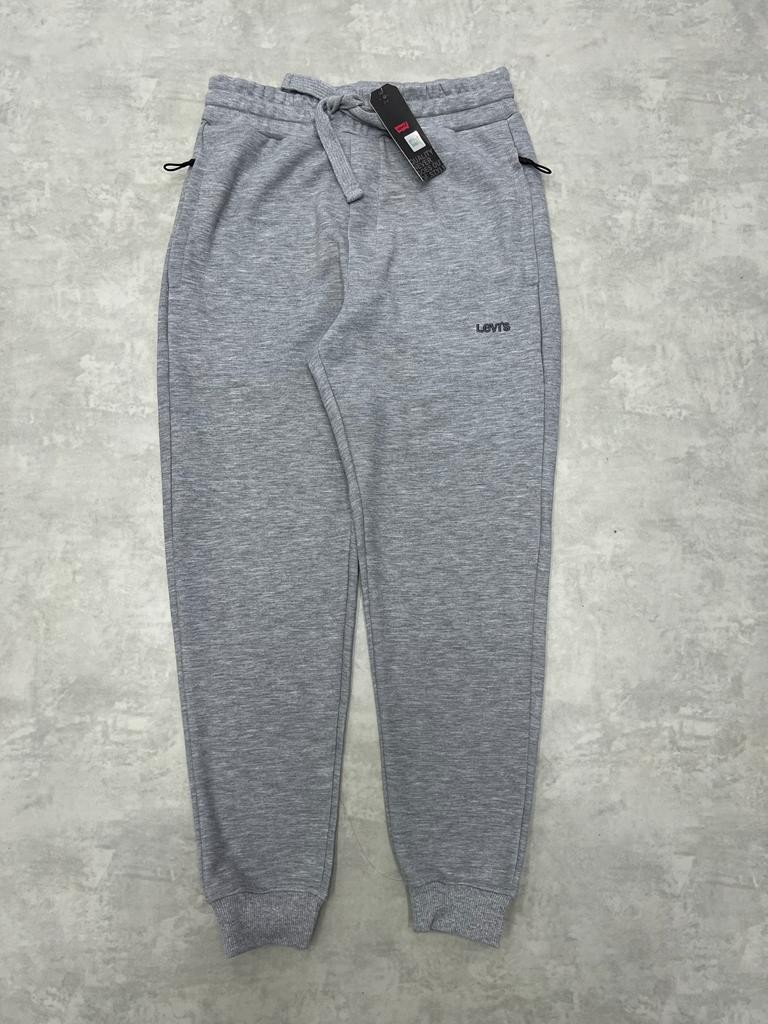 Double Face Gray Nakış Logo Jogger