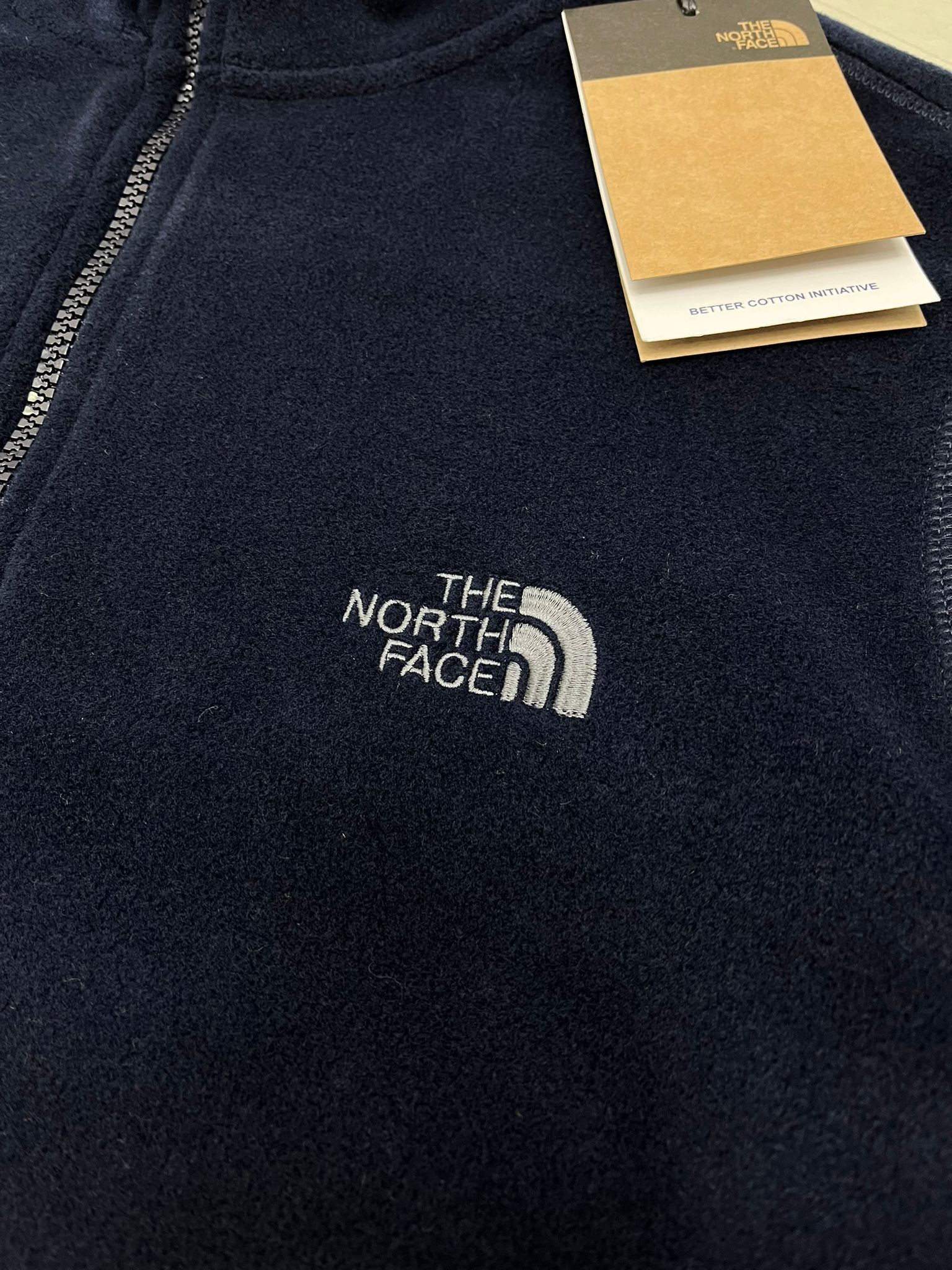 Yarım Fermuarlı Mini Logo Navy Blue  Polar