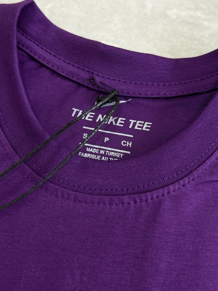 Mini Nakış Logo Mor  T-shirt