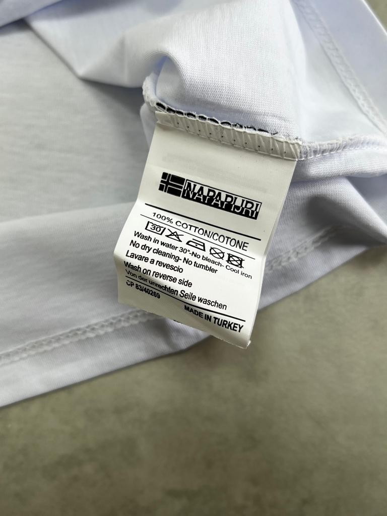 Mountain  Mini Logo White T-shirt