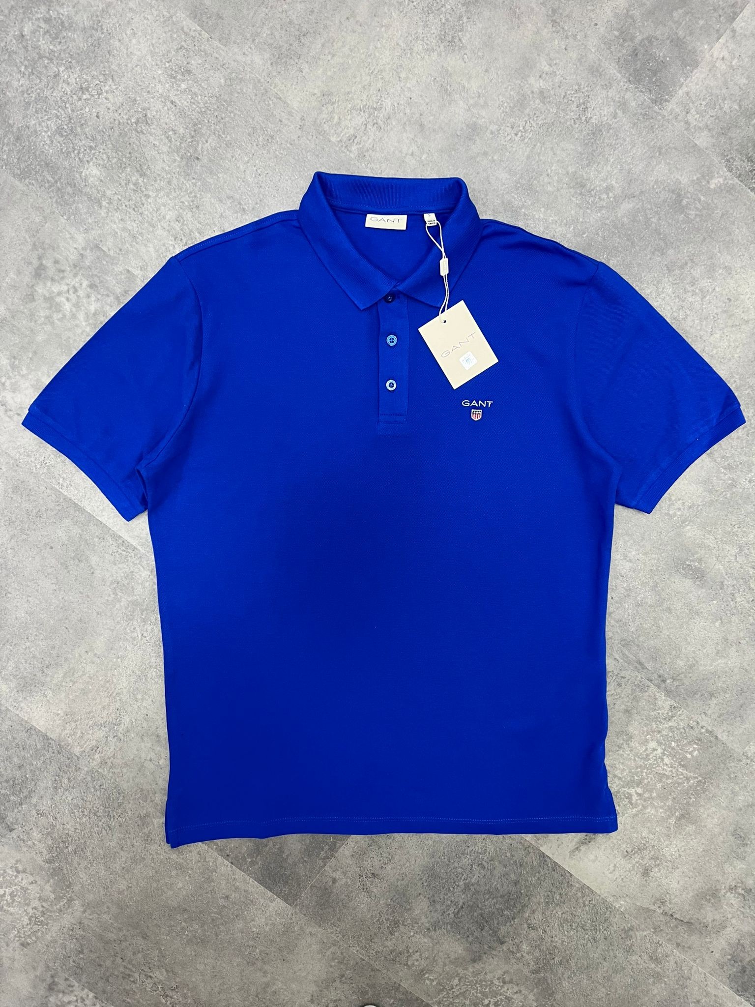 Yeni Sezon Ceast Basic Logo Blue Polo Yaka T-shirt