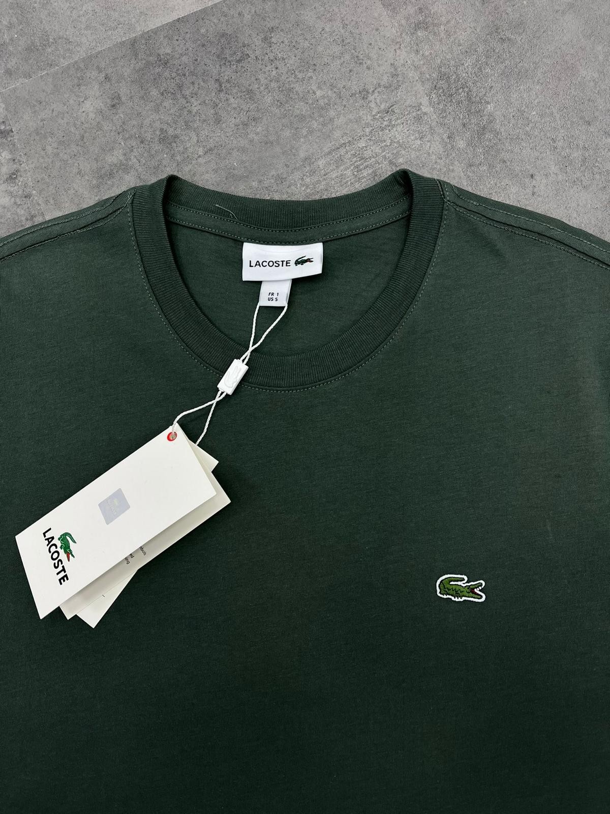 Yeni Sezon Basic Mini Logo Classic  Haki T-shirt