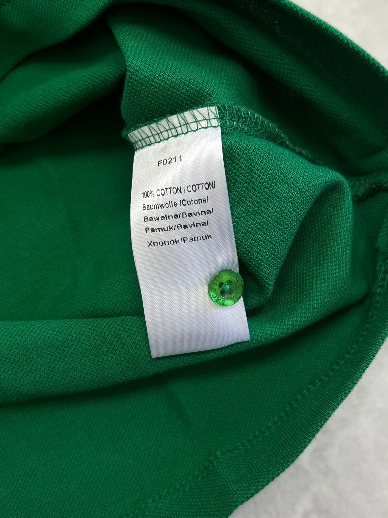 Classic Paris Logo Polo Yaka  Green T-shirt