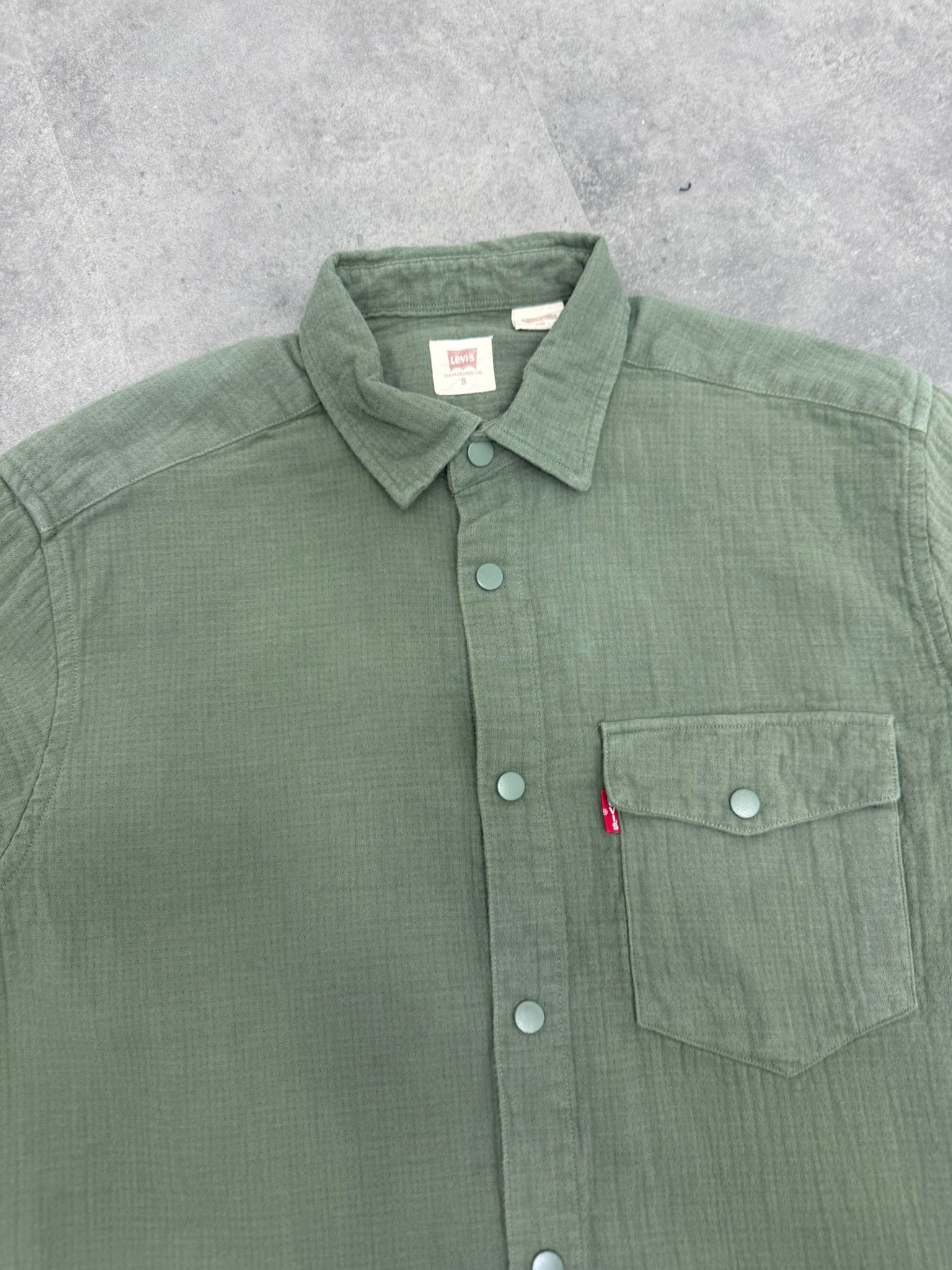 Yeni Sezon Basic Mini Logo Kışlık Organik Pamuk Tek Cepli Gömlek