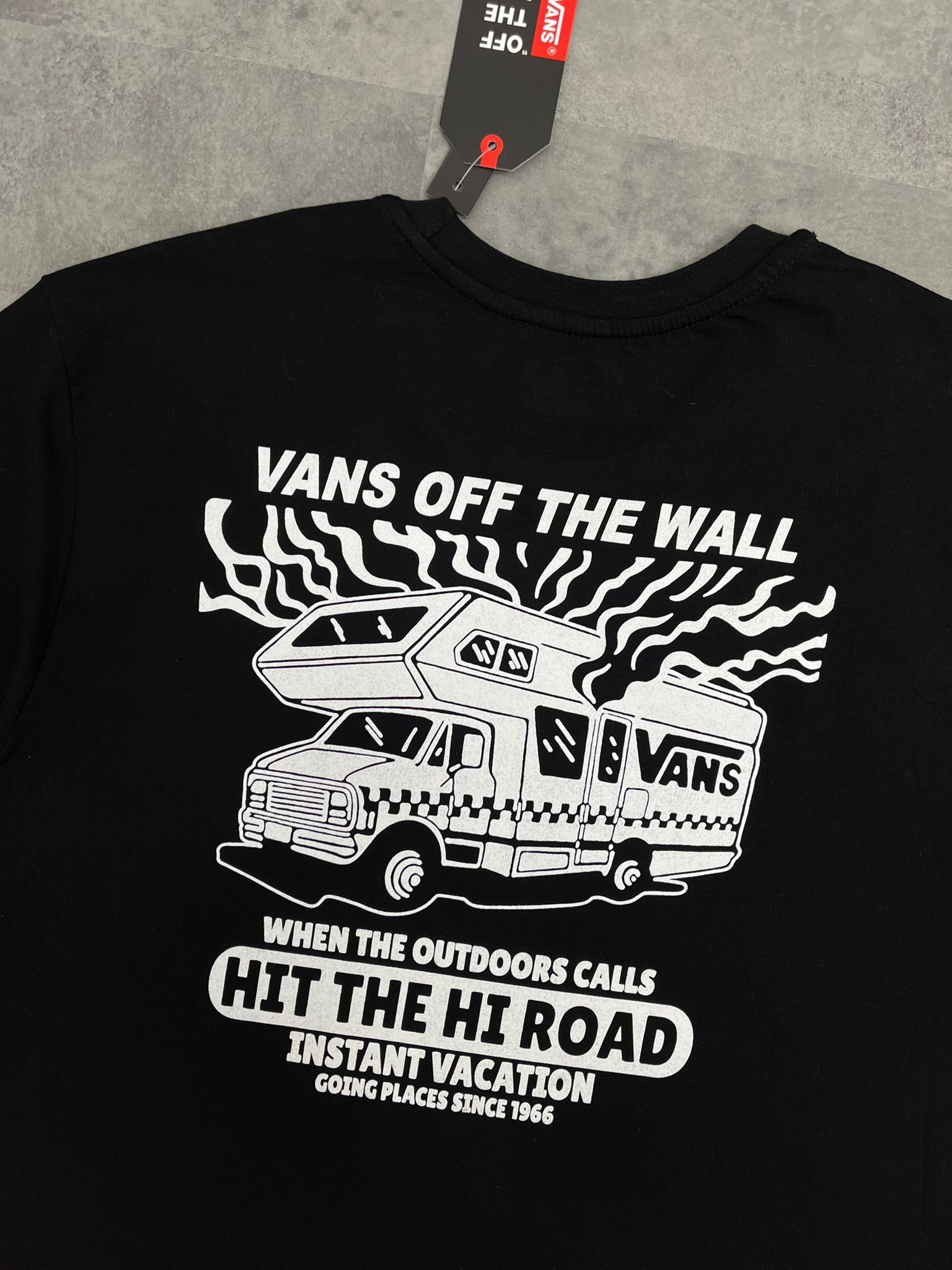 Yeni Sezon Back To Print Hi The Hi Road Black T-shirt