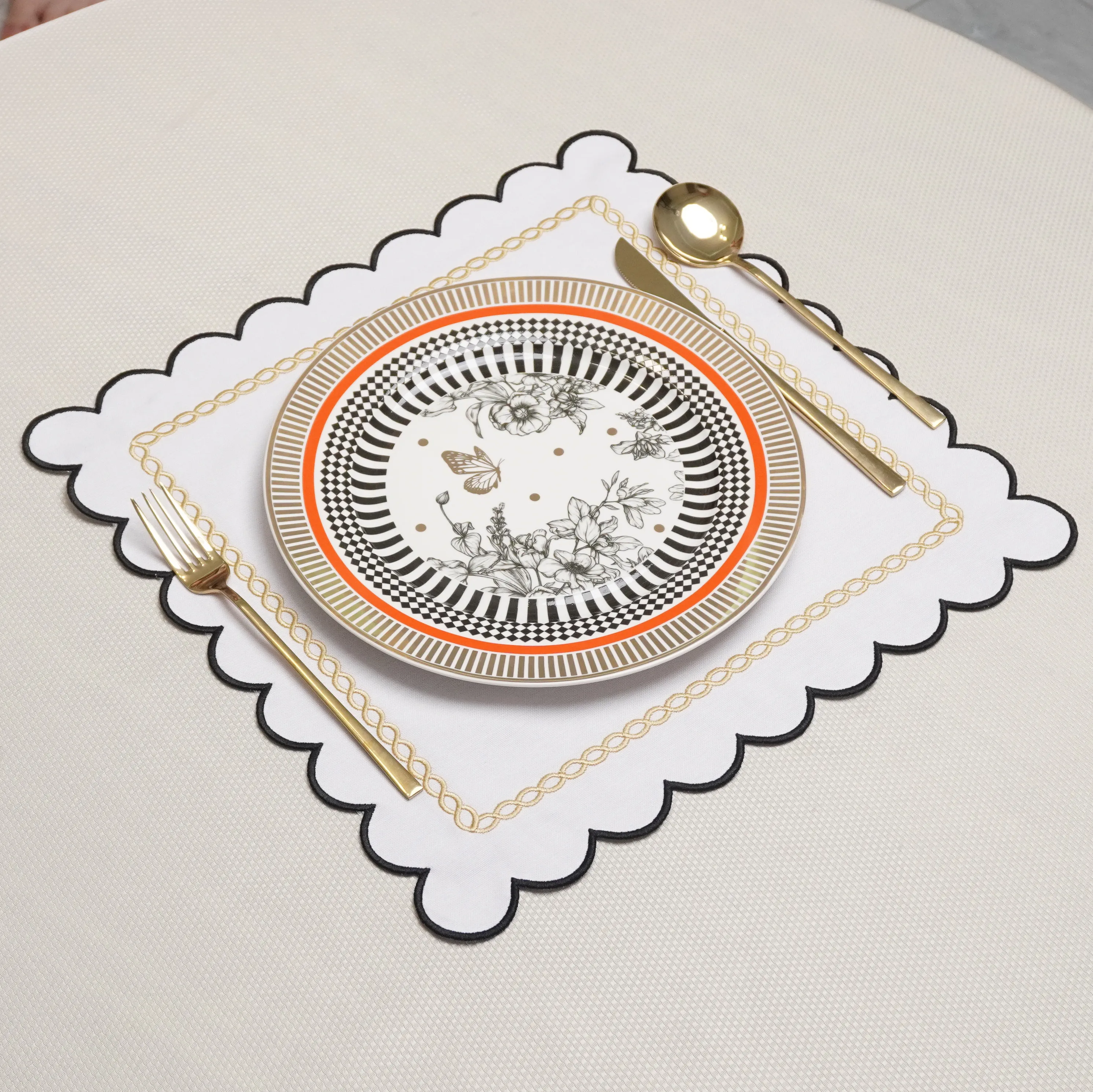 Beyaz Vera Amerikan Servis 2 Adet