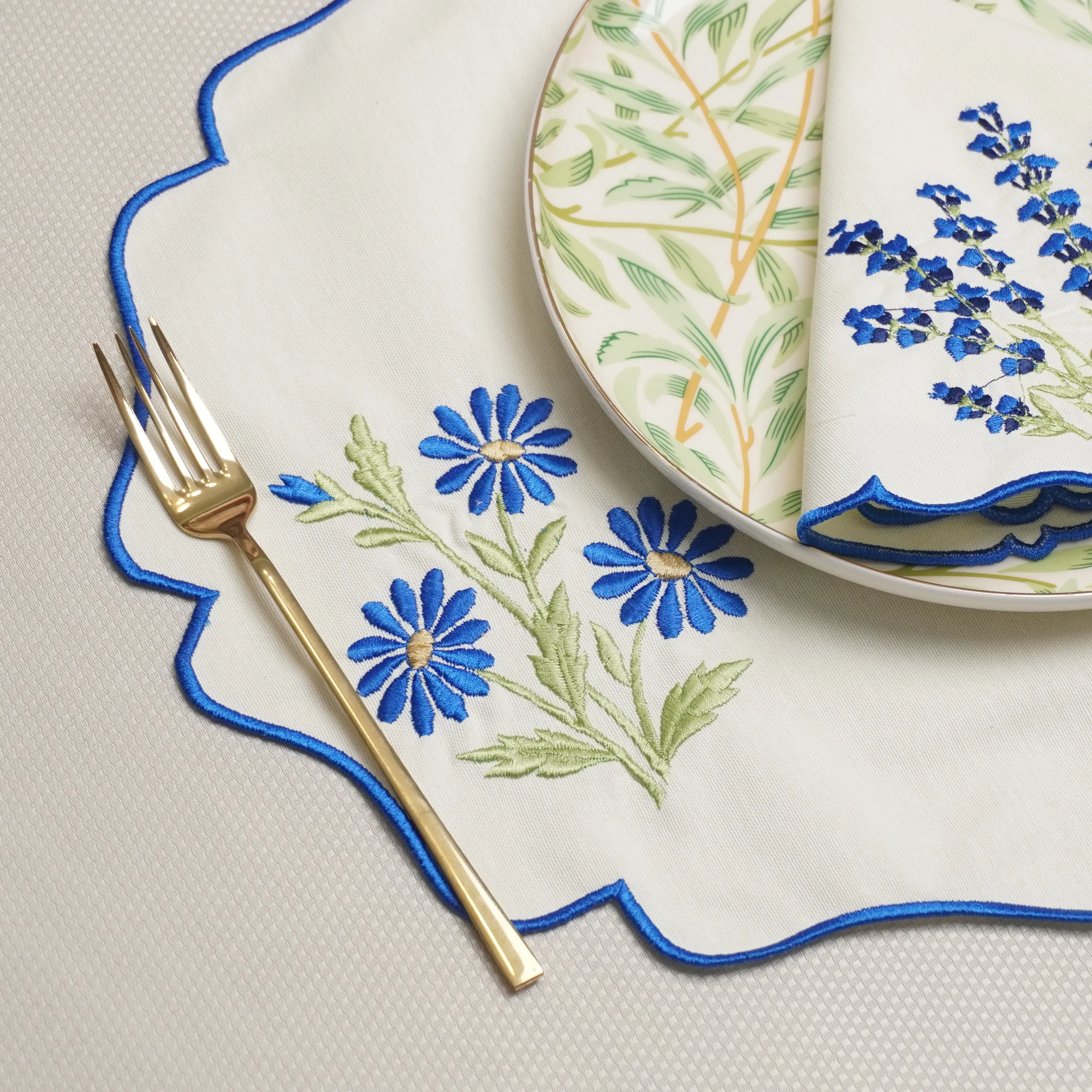 Krem İris Amerikan Servis 2 Adet