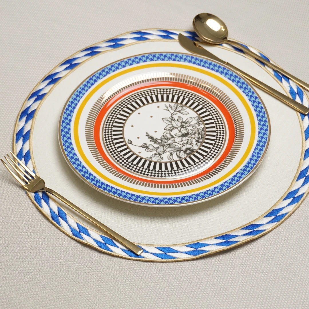 Beyaz Mavi Arwen Amerikan Servis 2 Adet