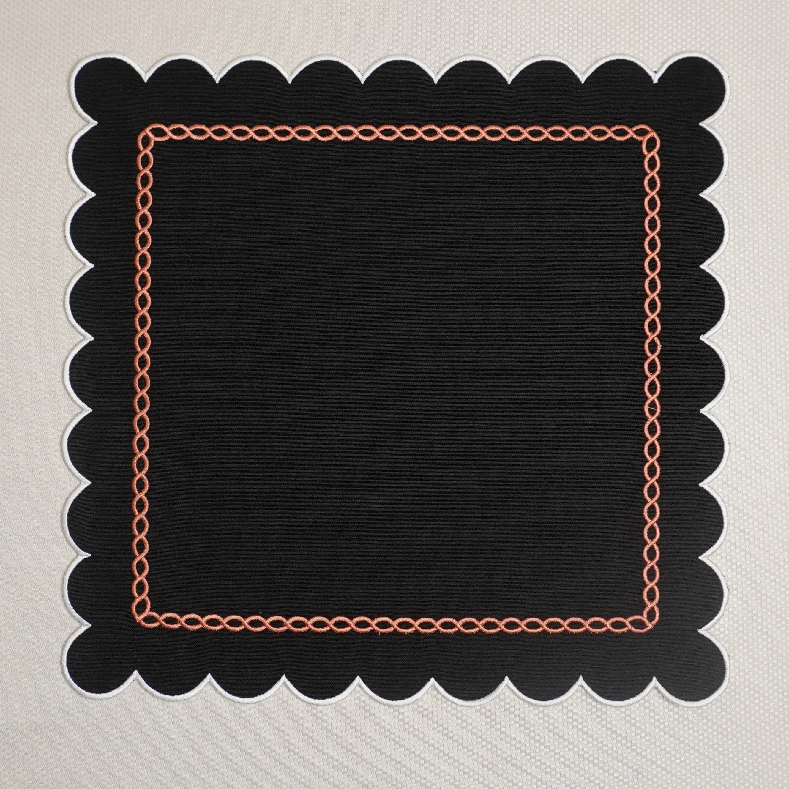 Siyah Vera Yemek Peçetesi 2 Adet