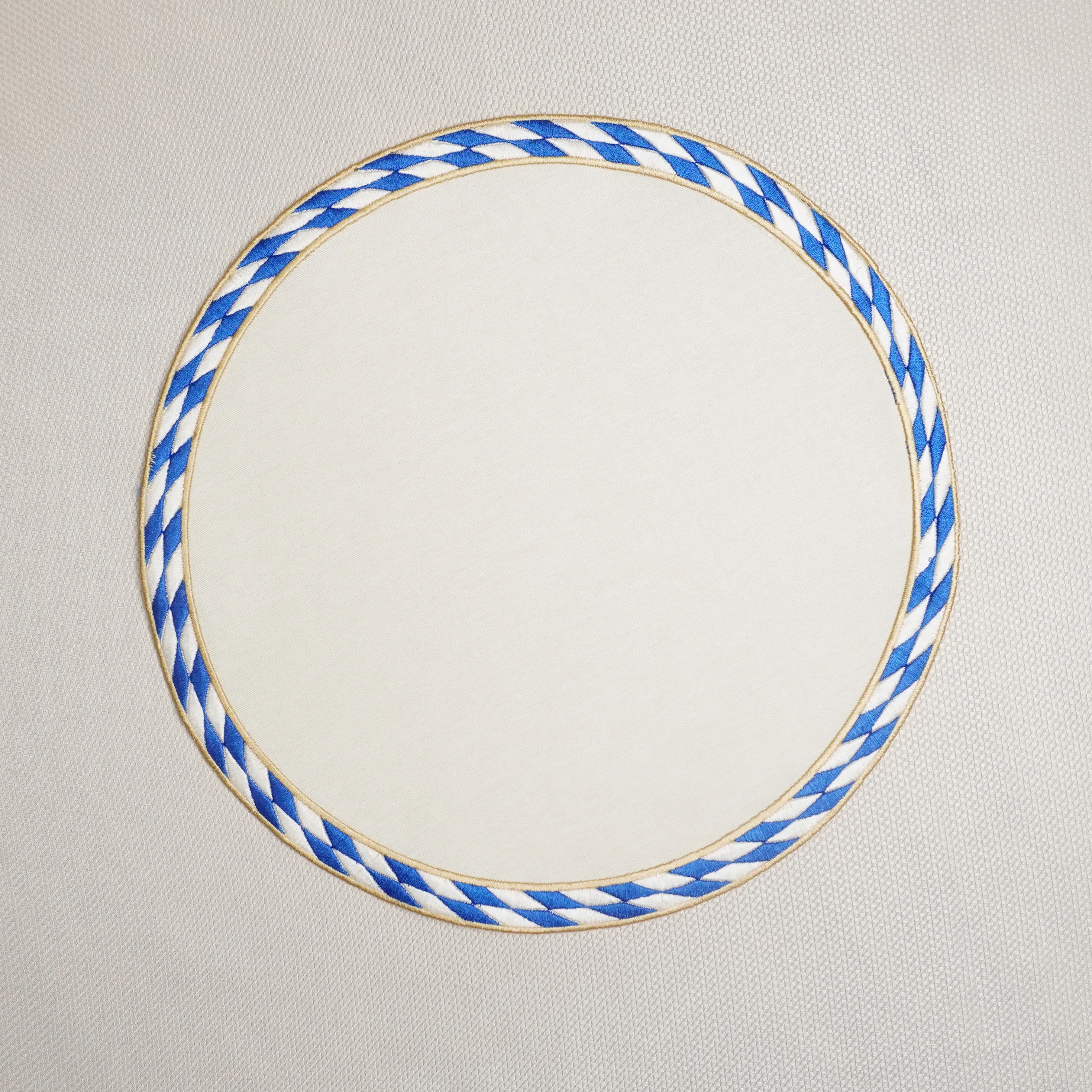 Beyaz Mavi Arwen Yemek Peçetesi 2 Adet